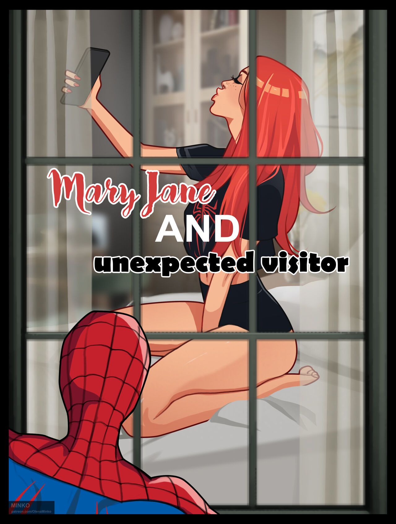 Mary Jane and Unexpected Visitor Porn Comic english 01