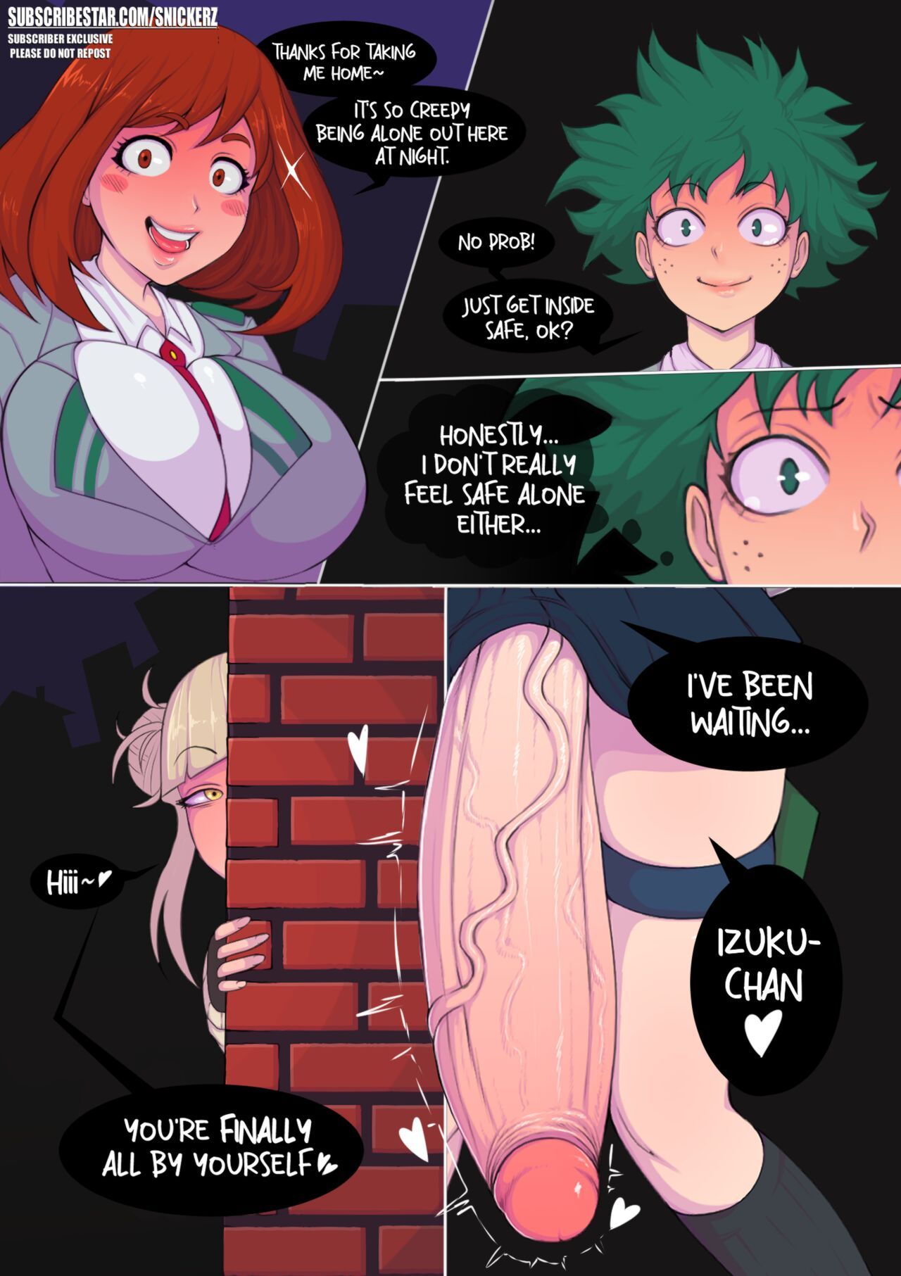 Deku femboy porn comic