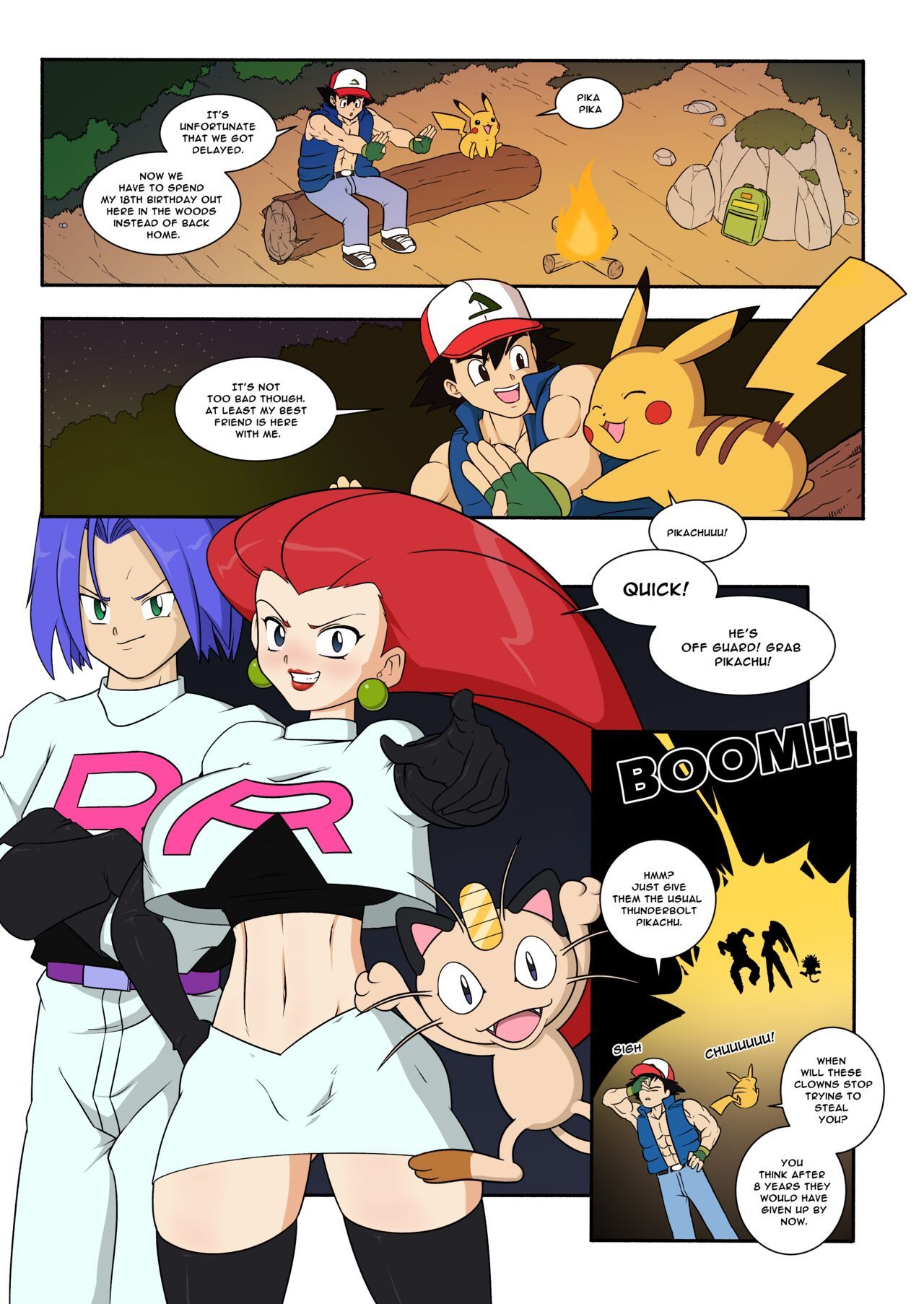 Pokemon Porn Comic - Pokemon: The Perfect Present Porn Comic english 03 - Porn Comic