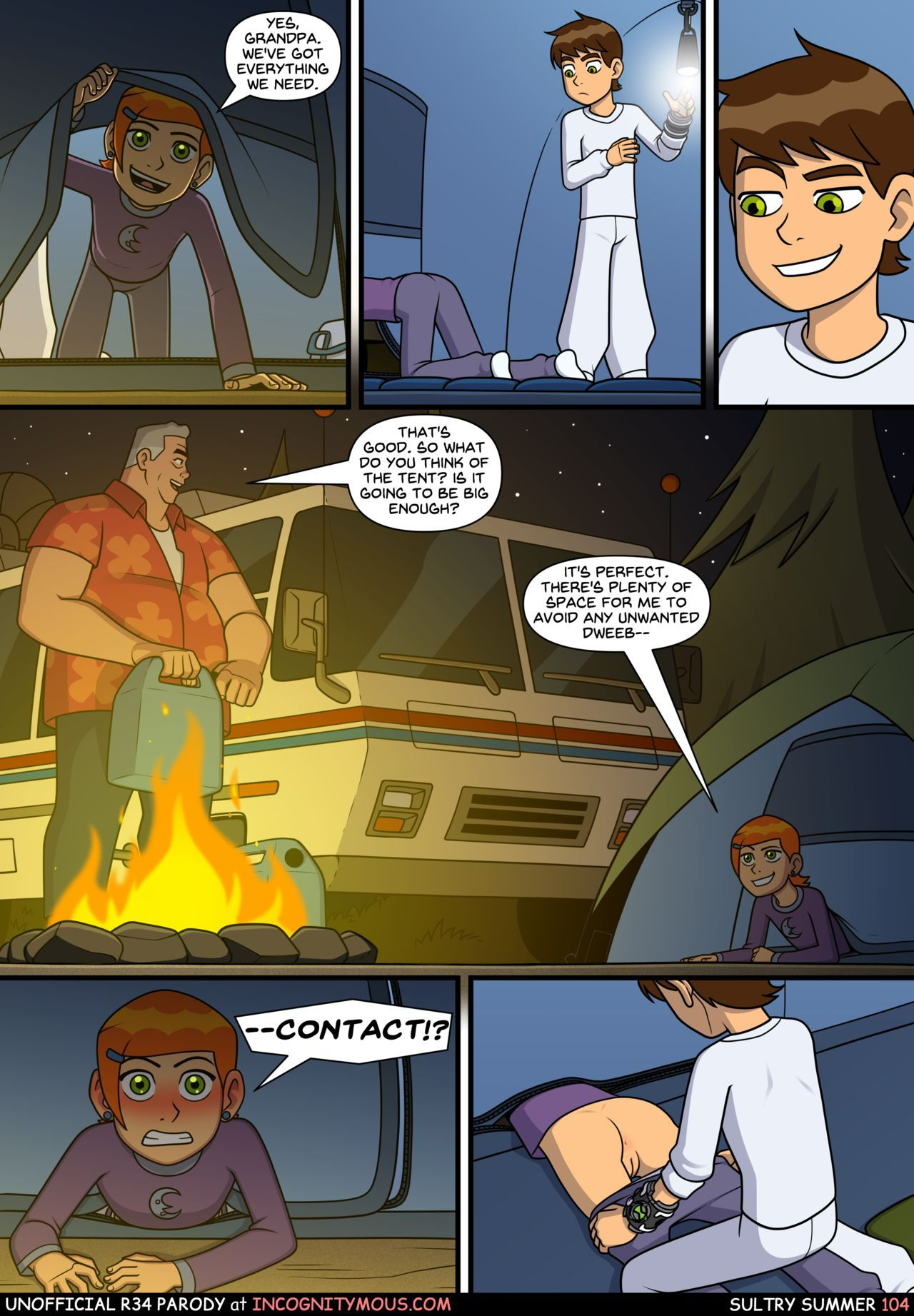 Comic strip porn
