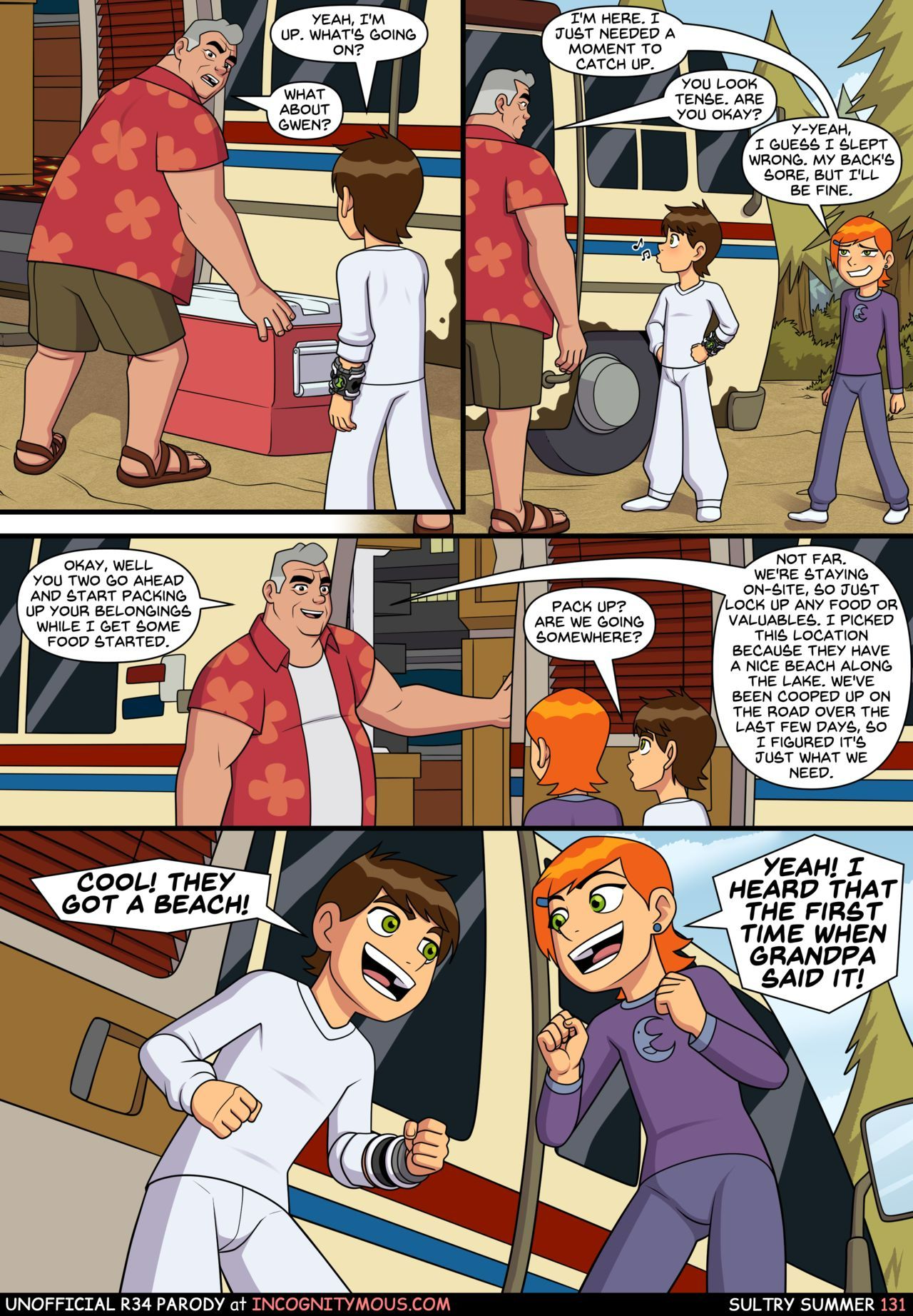 Ben ten sultry summer full comic