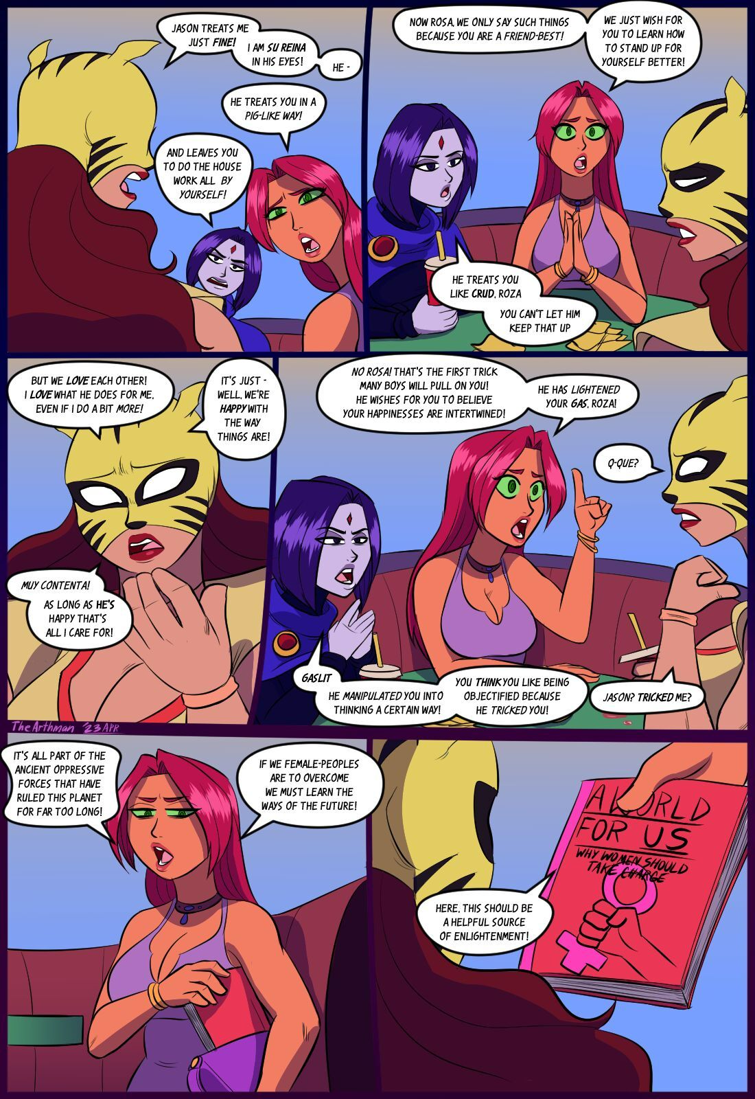 The Battle of the Sexes Porn Comic english 05