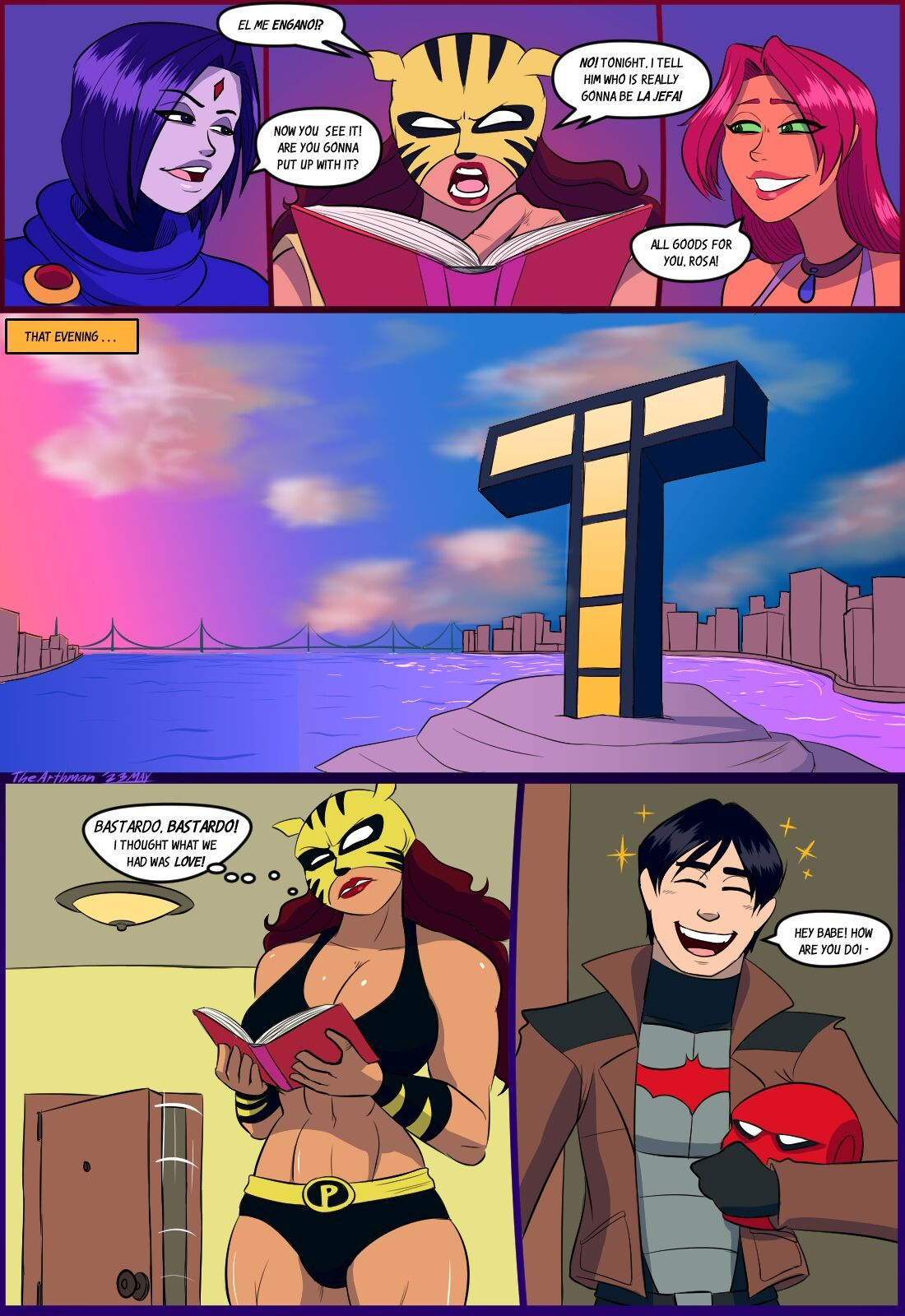 The Battle of the Sexes Porn Comic english 07
