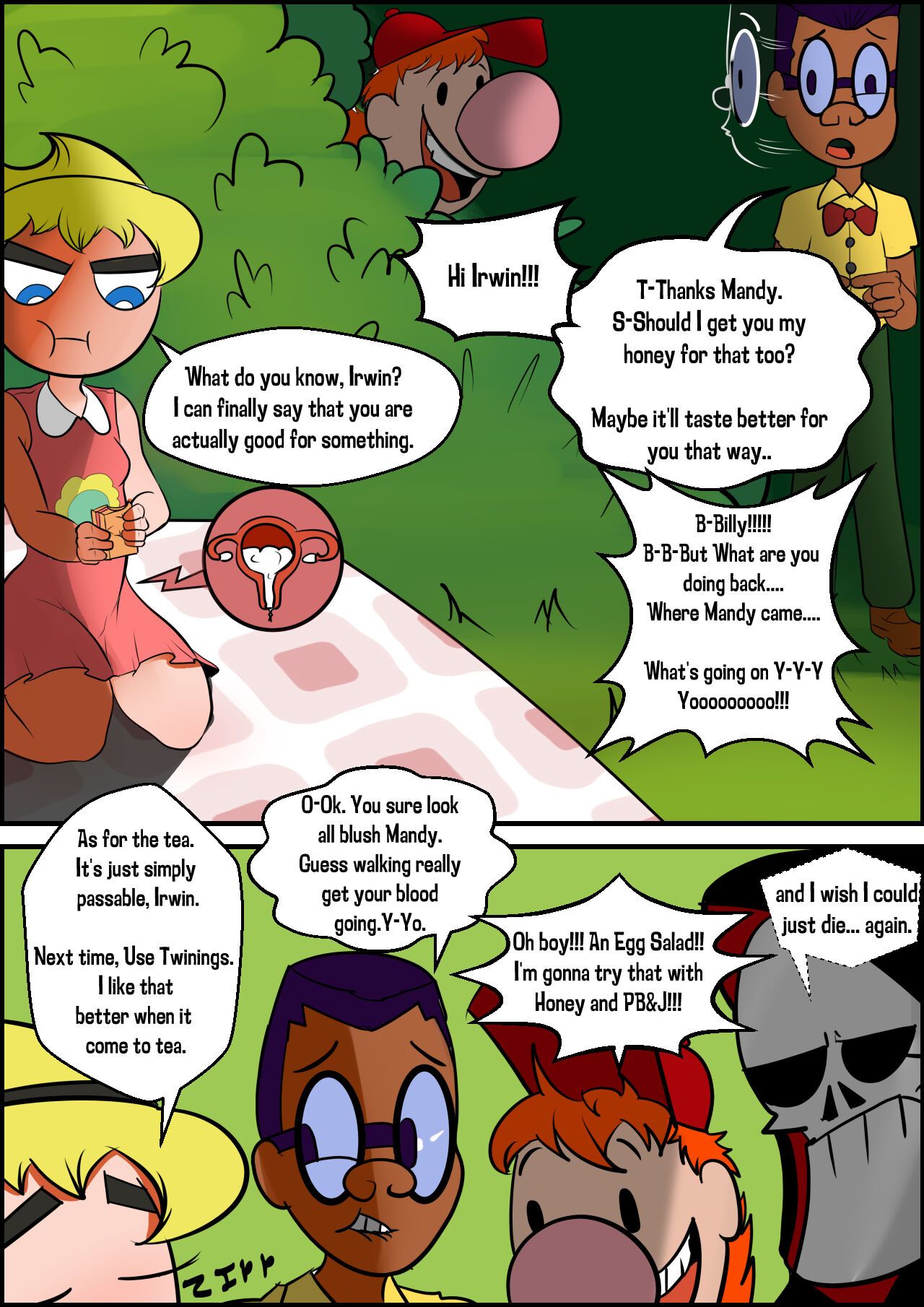 The Grim adventure of Billy and Mandy â€Irwin Got a Clueâ€ Porn Comic english  18 - Porn Comic