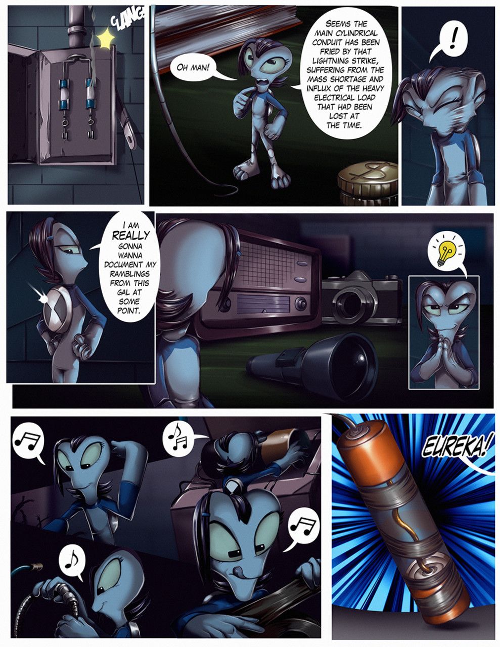 A Casual Day of Aliens Porn Comic english 11