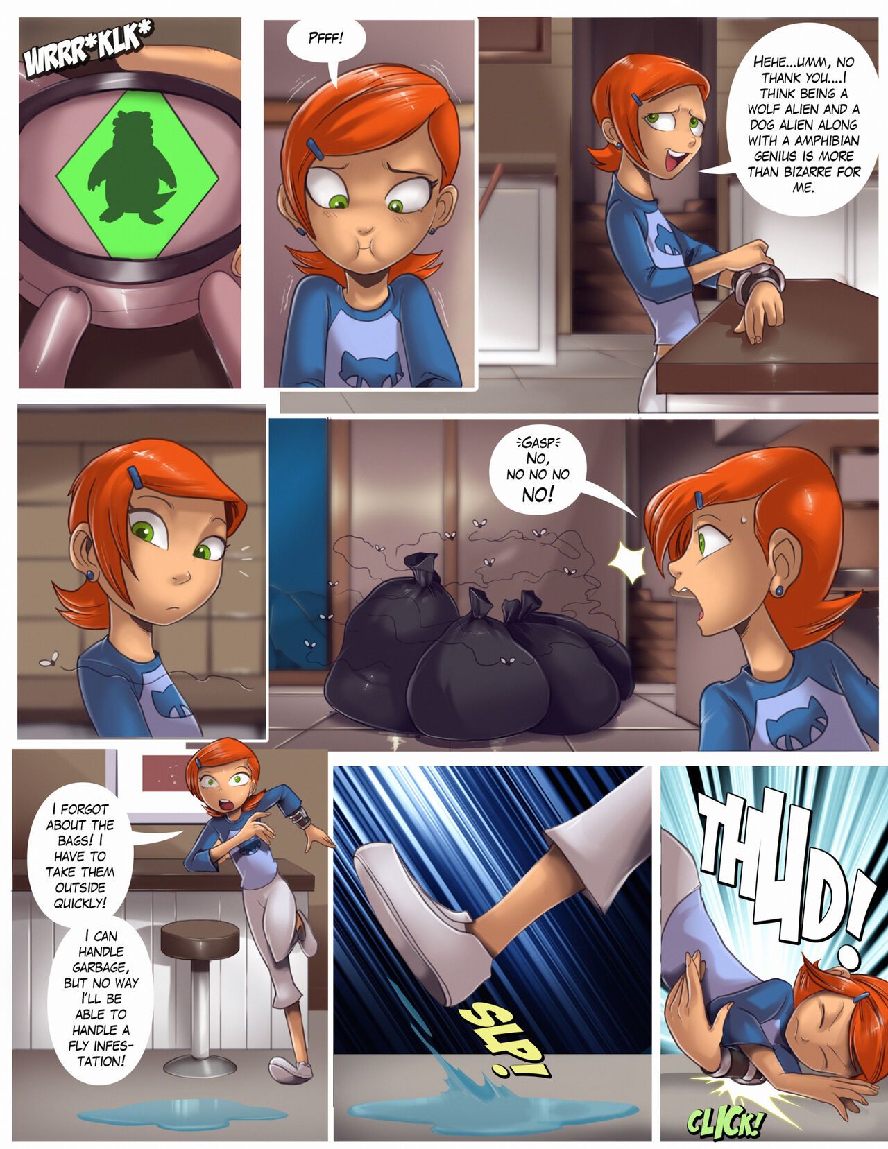 A Casual Day of Aliens Porn Comic english 31