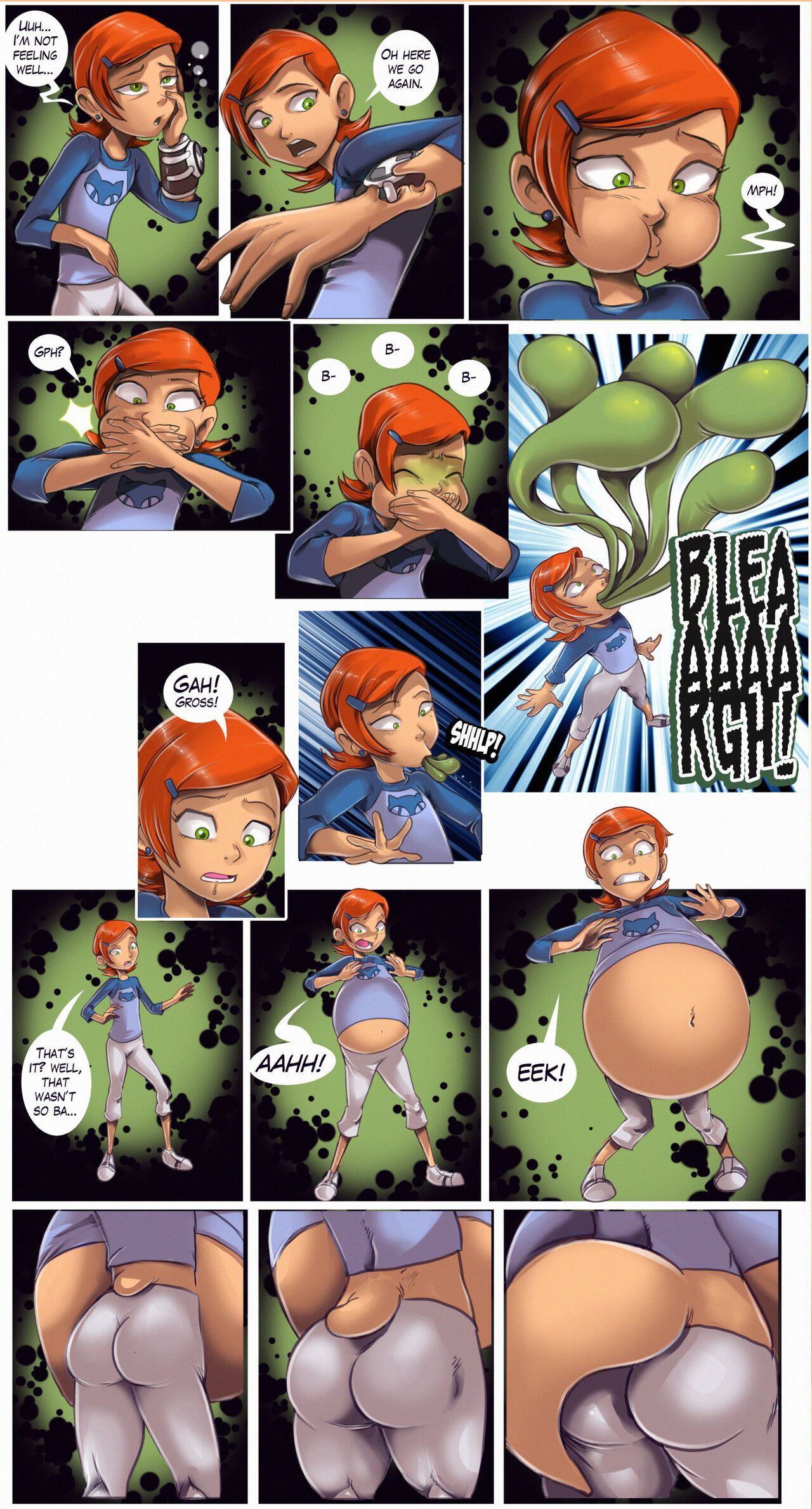 A Casual Day of Aliens Porn Comic english 32