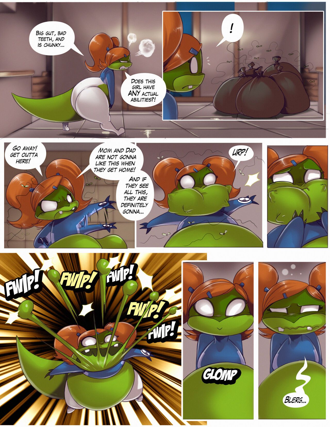 A Casual Day of Aliens Porn Comic english 35