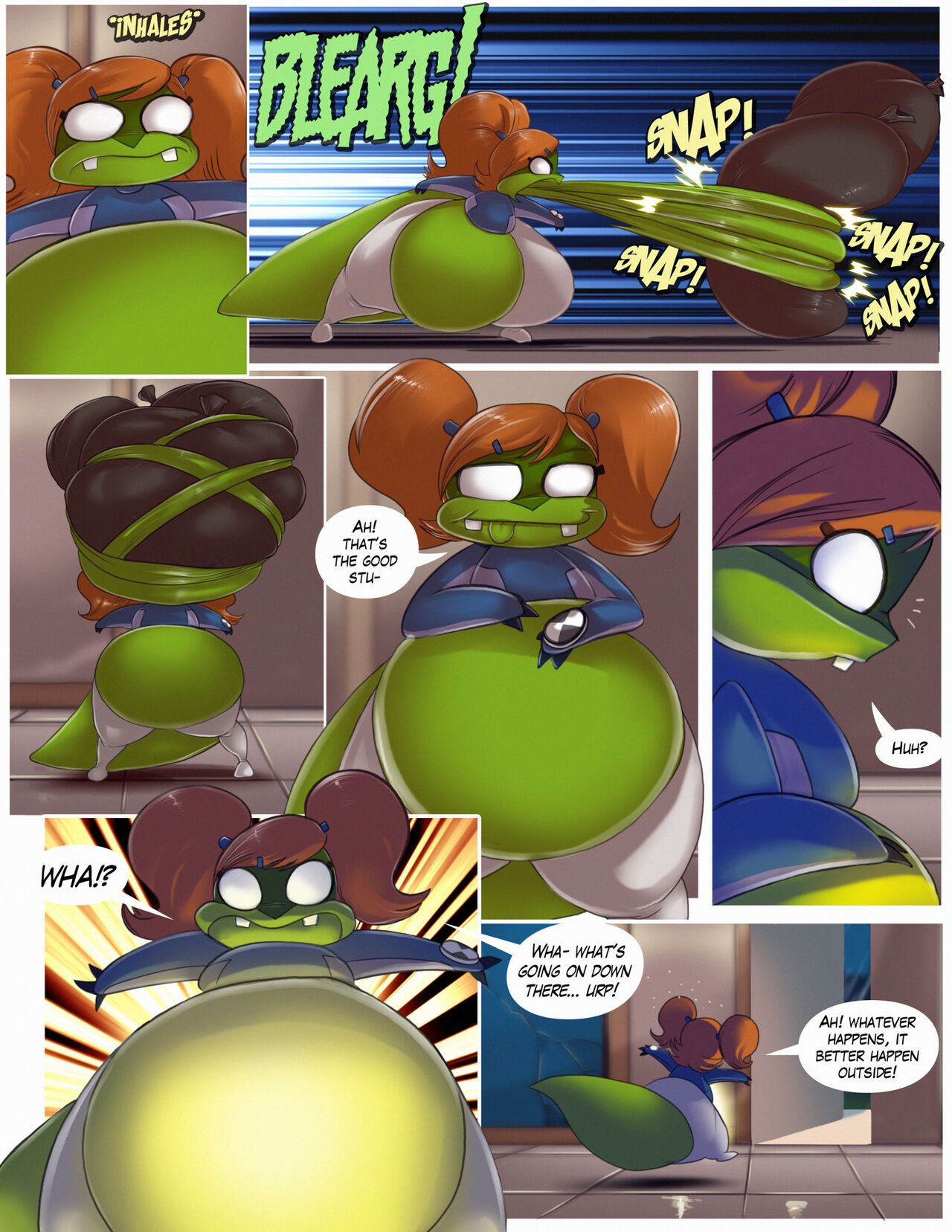 A Casual Day of Aliens Porn Comic english 38