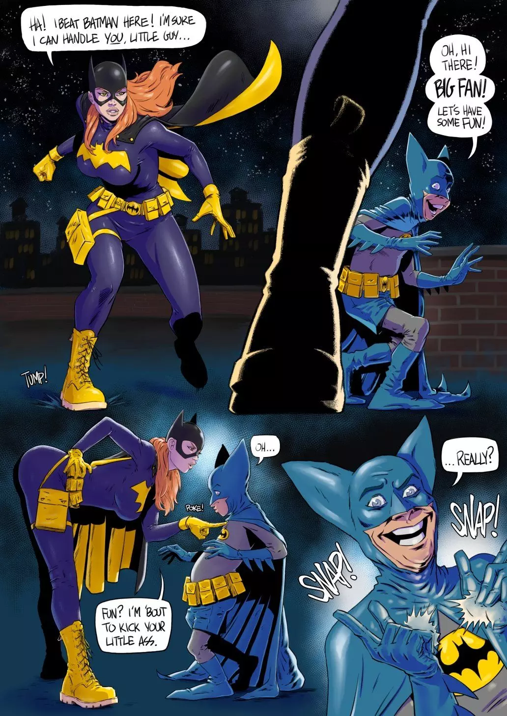 1032px x 1457px - Bat Girl vs Bat Mite (Batman) - English - Porn Comic