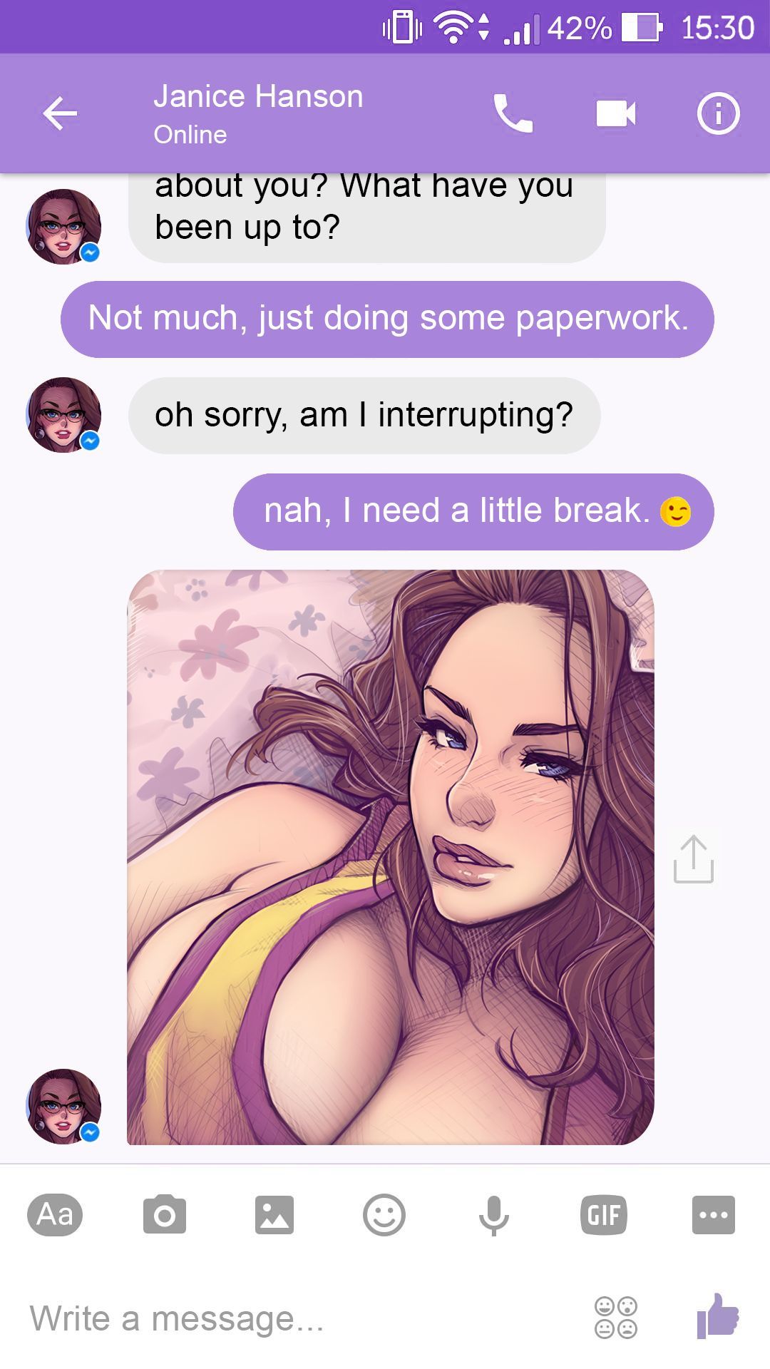 Chat With Janice Porn Comic english 03