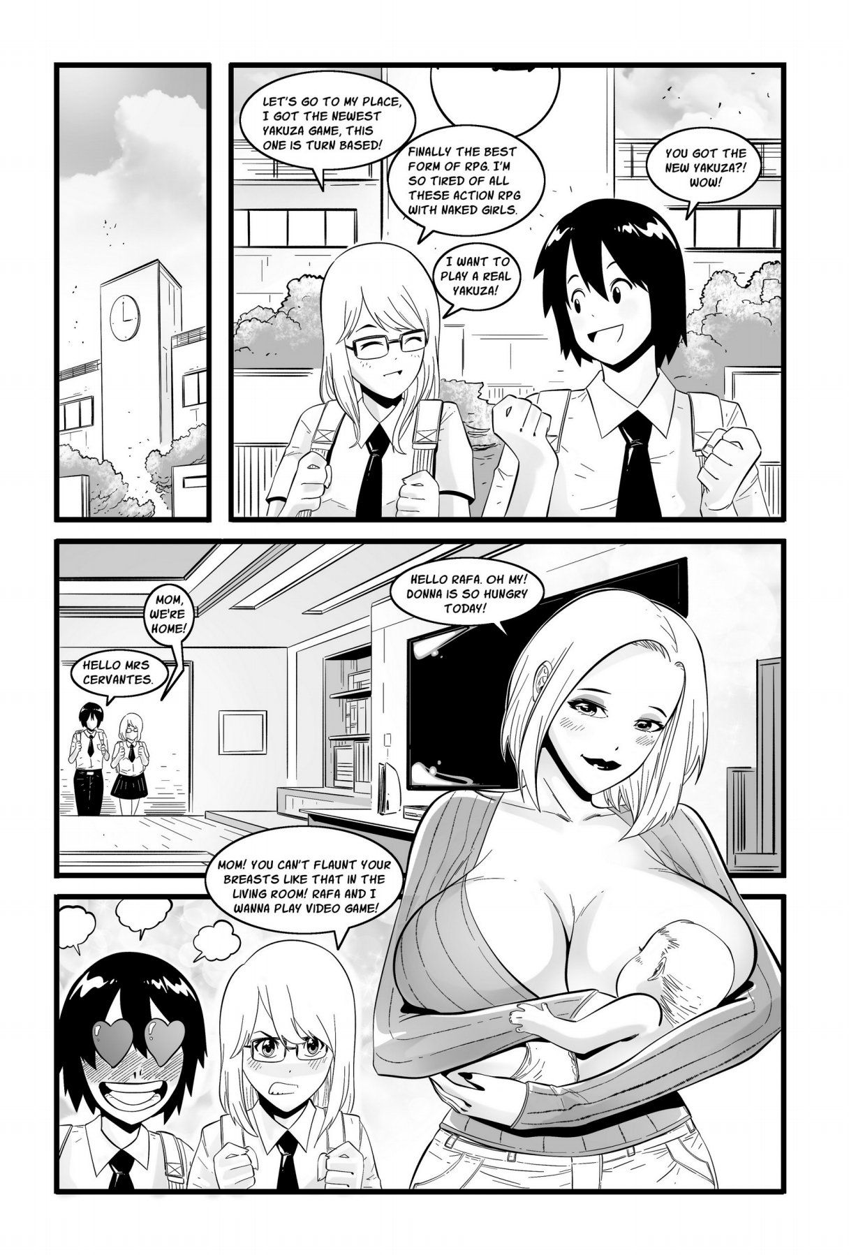 1216px x 1797px - Gamer Mom Part 1 Porn Comic english 03 - Porn Comic