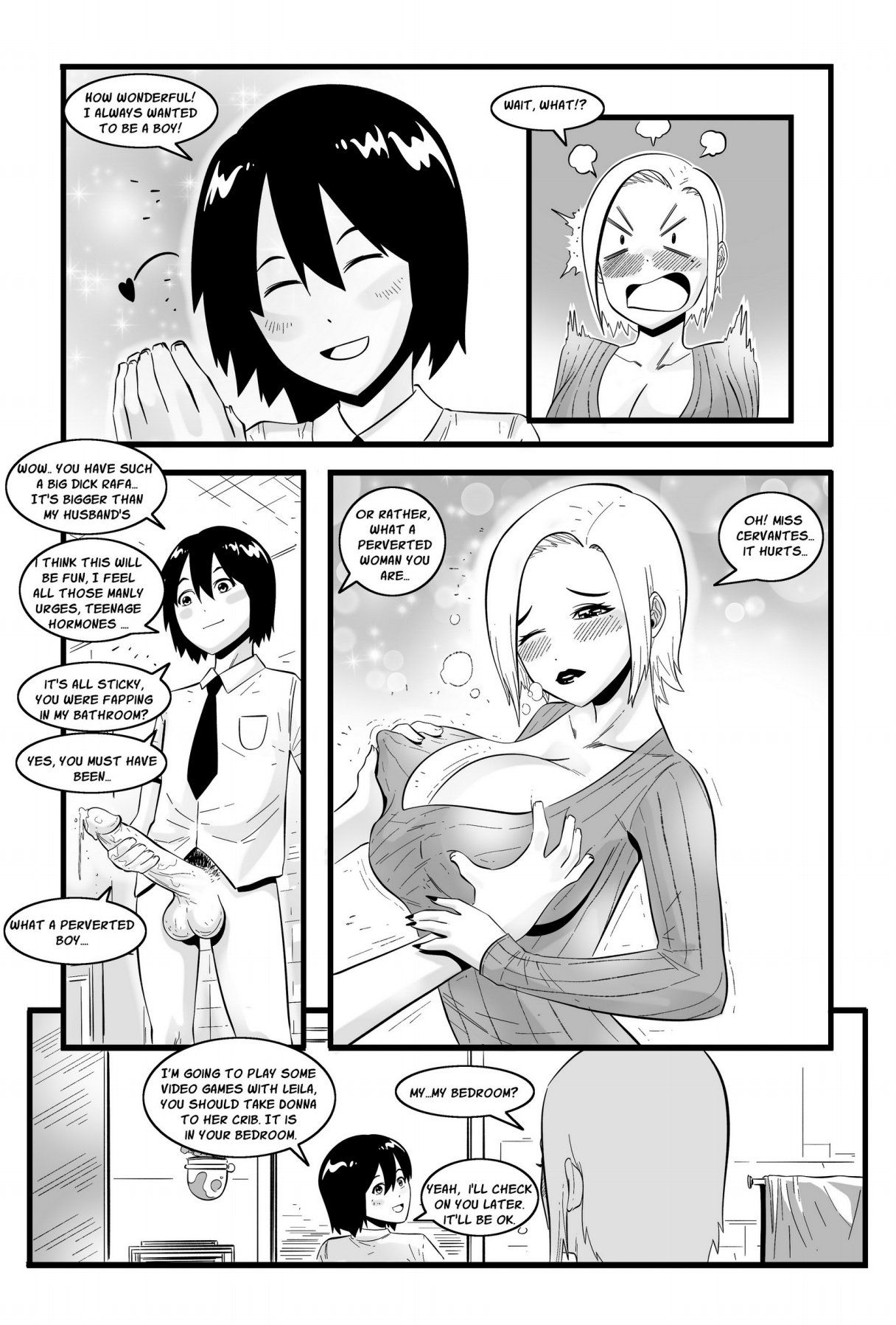 Gamer Mom Part 1 Porn Comic english 08