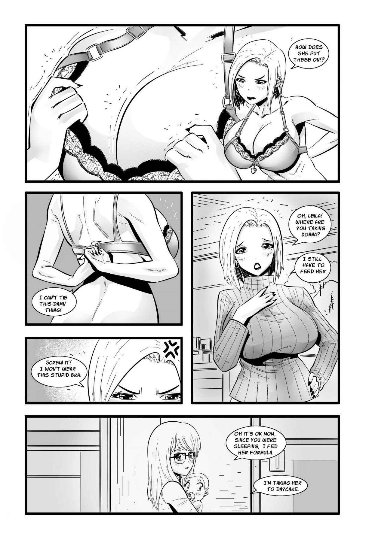 Gamer Mom Part 2 Porn Comic english 04