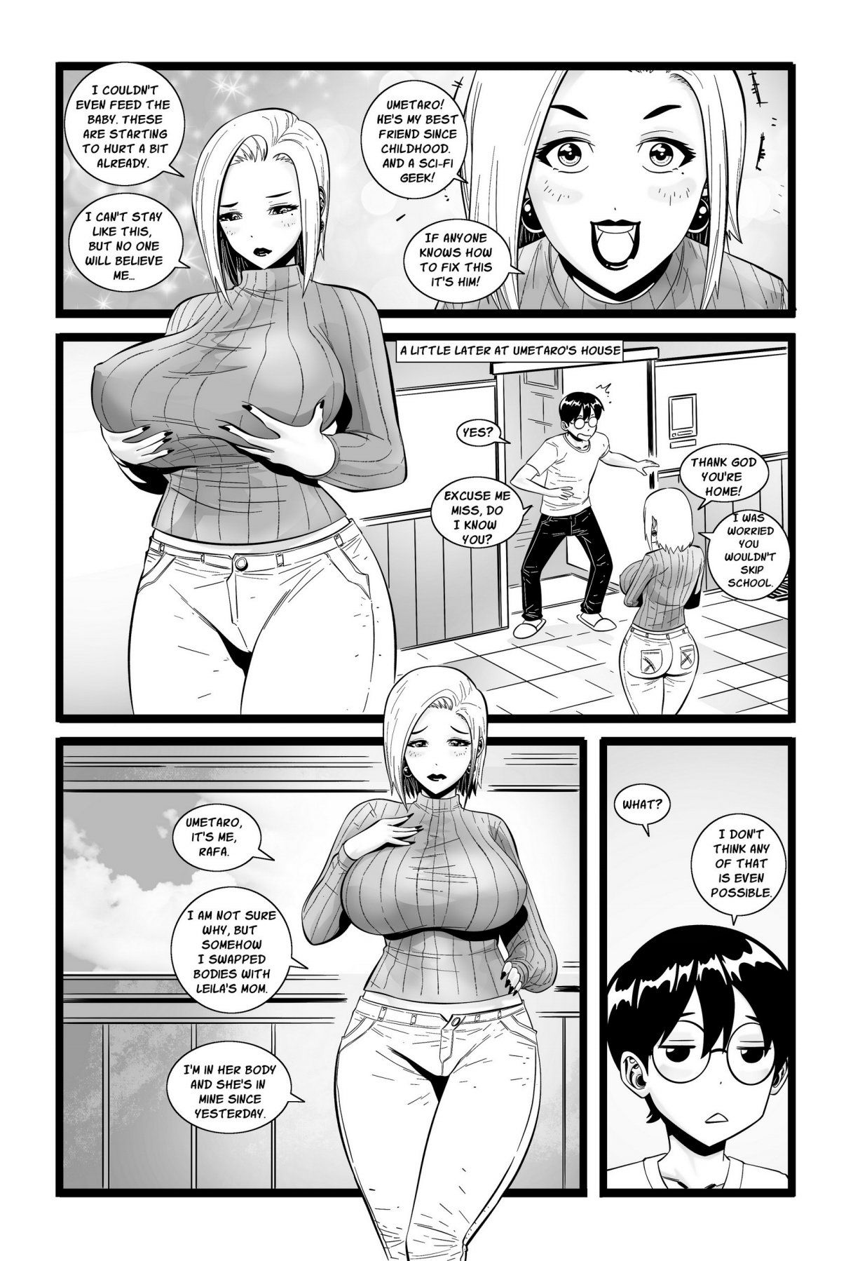 Gamer Mom Part 2 Porn Comic english 05