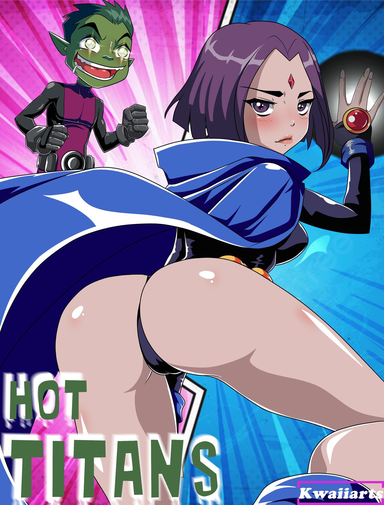 Hot Titans Porn Comic english 01