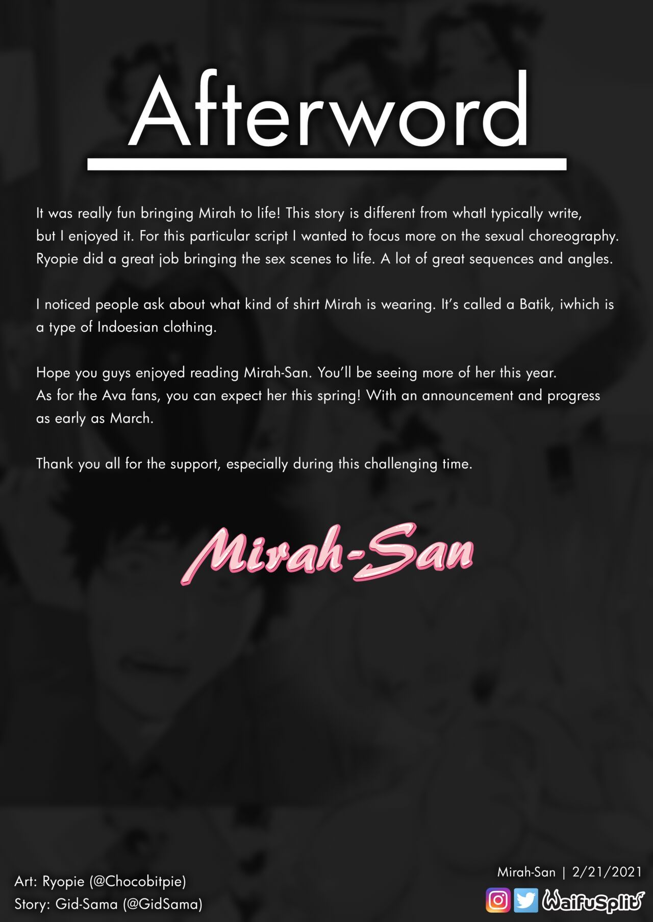 Mirah San + Special Porn Comic english 33