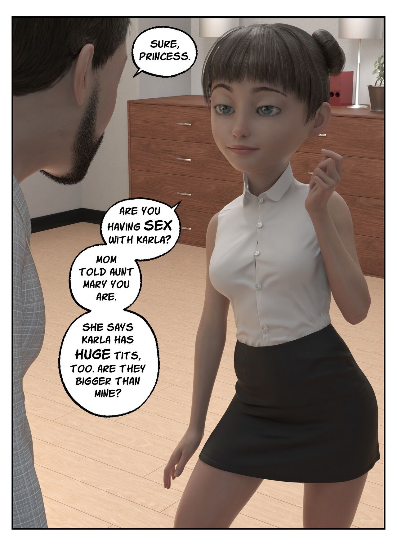 3d Animated Daughter Porn - My Molly 2: Daddy-Daughter Day Porn Comic english 19 - Porn Comic