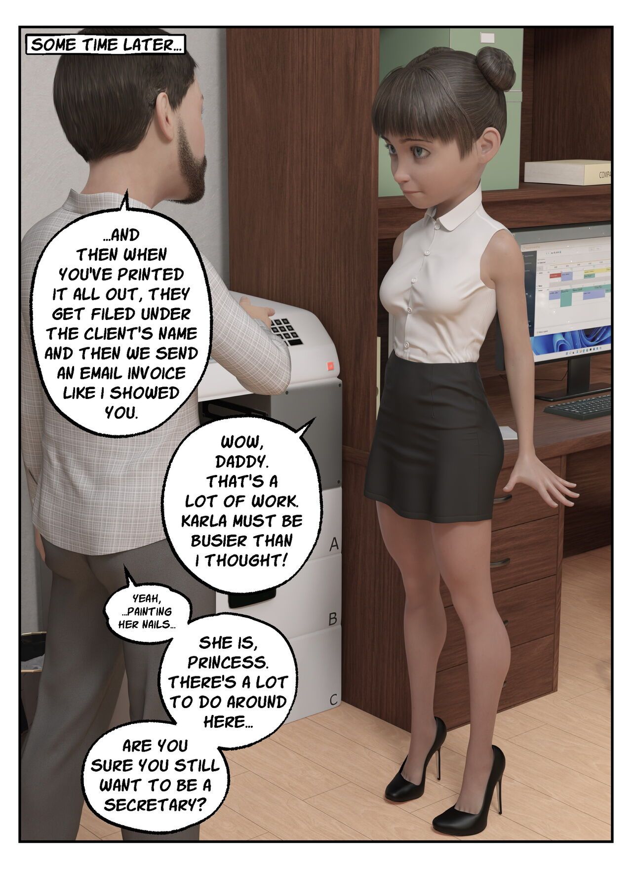 My Molly 2: Daddy-Daughter Day Porn Comic english 38