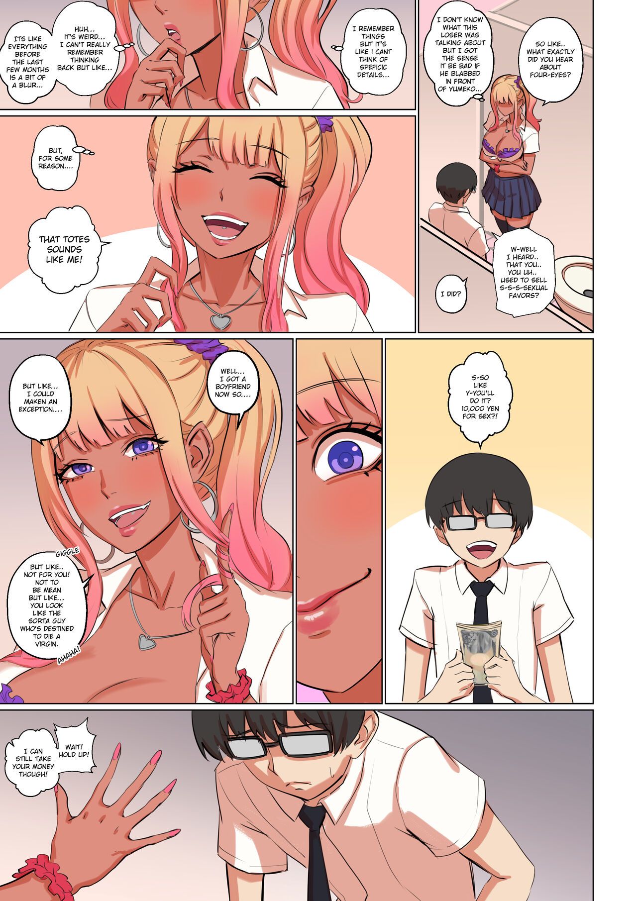 My Shy Best Friend Turned Into a Gal Girl Porn Comic english 29