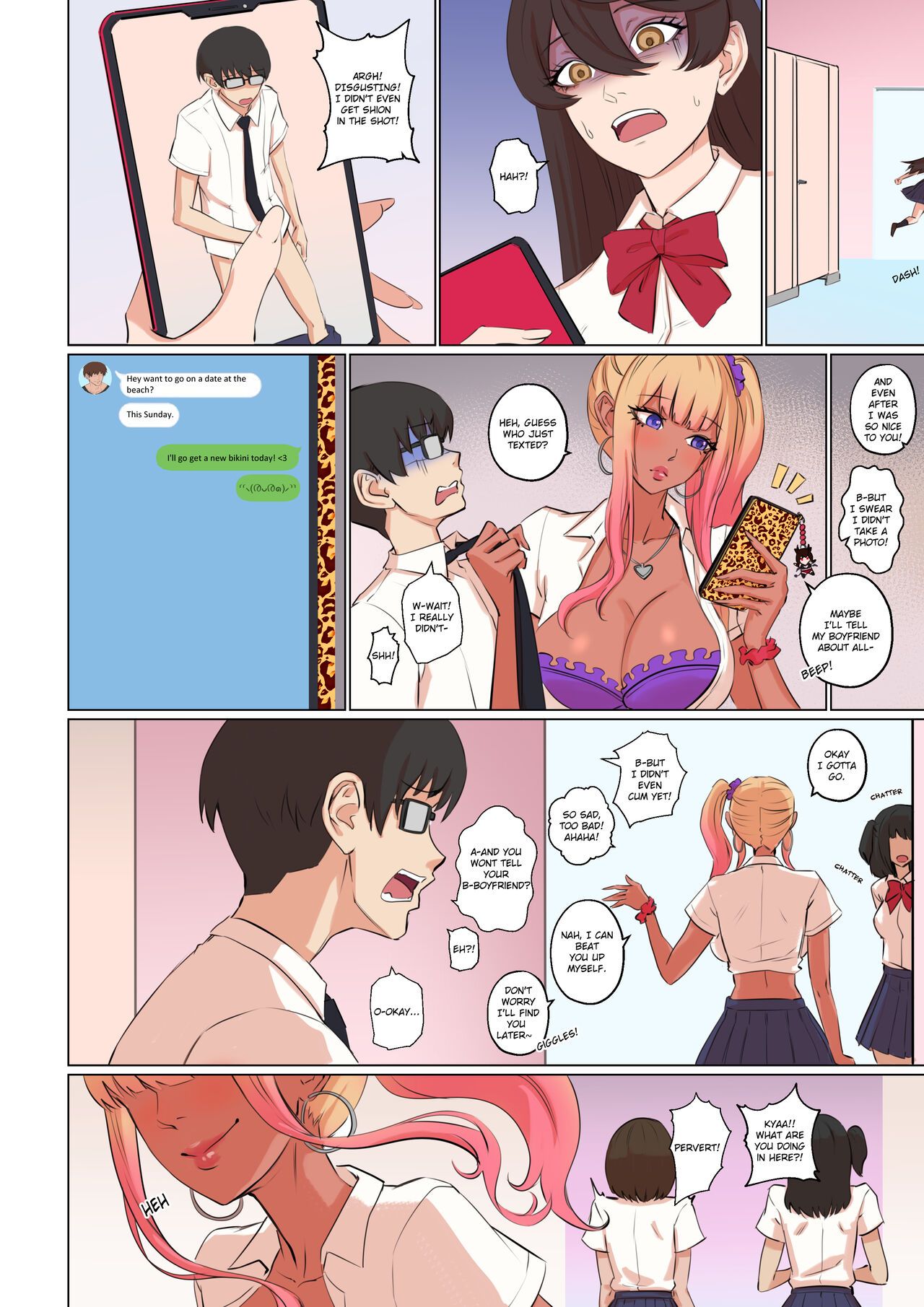 My Shy Best Friend Turned Into a Gal Girl Porn Comic english 32