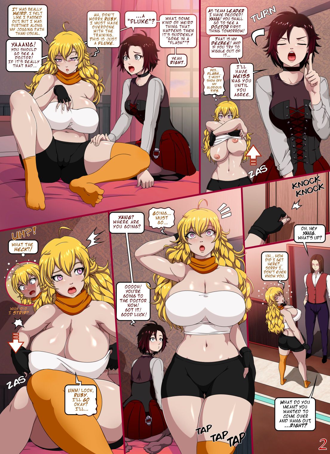 RWBY: Yang’s Aura Possession Porn Comic english 02