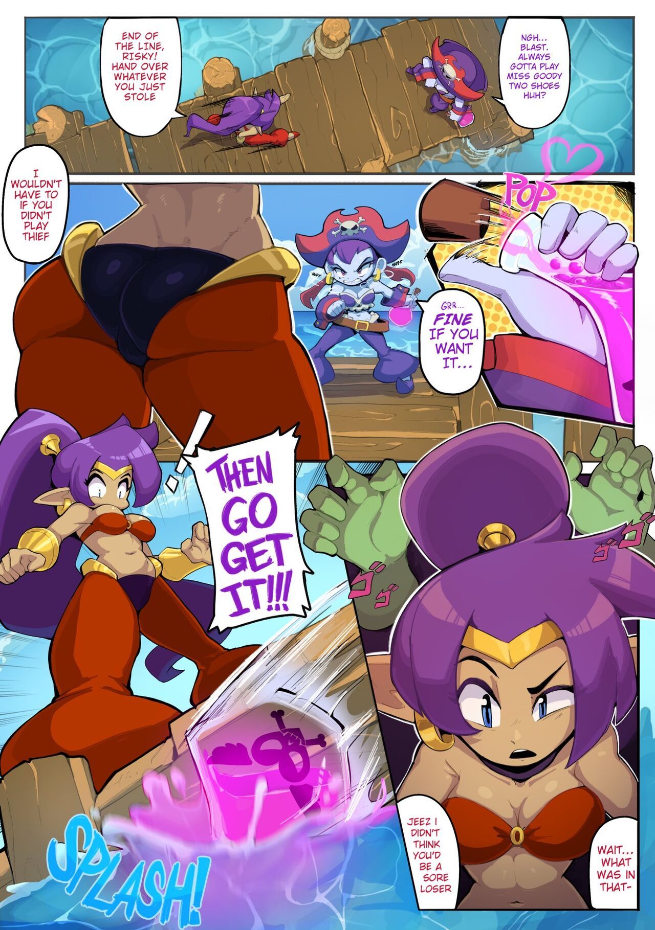 Shantae: Pier Pressure Porn Comic english 03