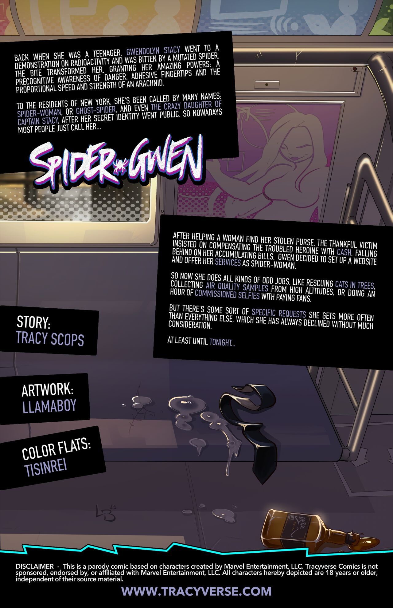 Spider-Gwen: Queen of F-Train Porn Comic english 02