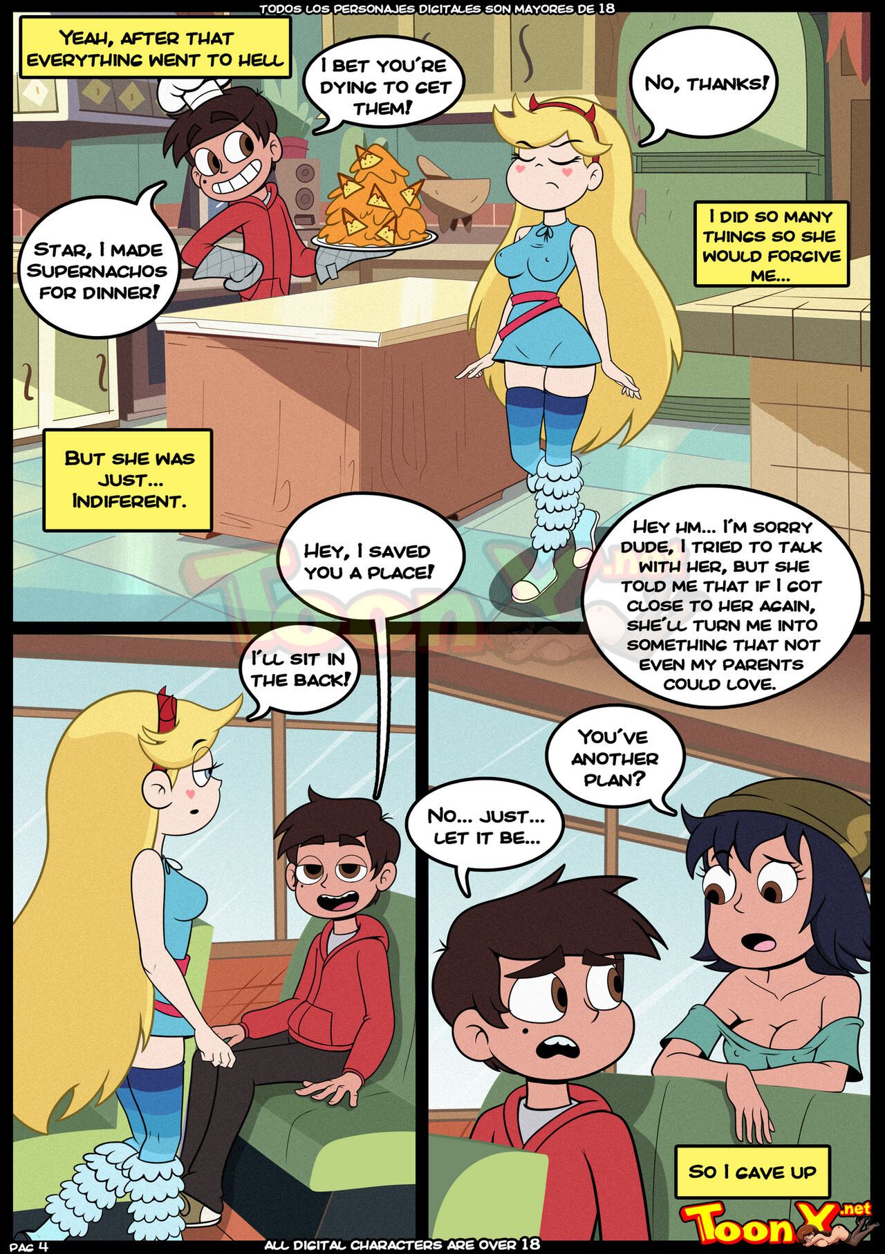 Comic Strip Characters Porn - Star VS. The Forces Of Sex Part 4 Porn Comic english 05 - Porn Comic