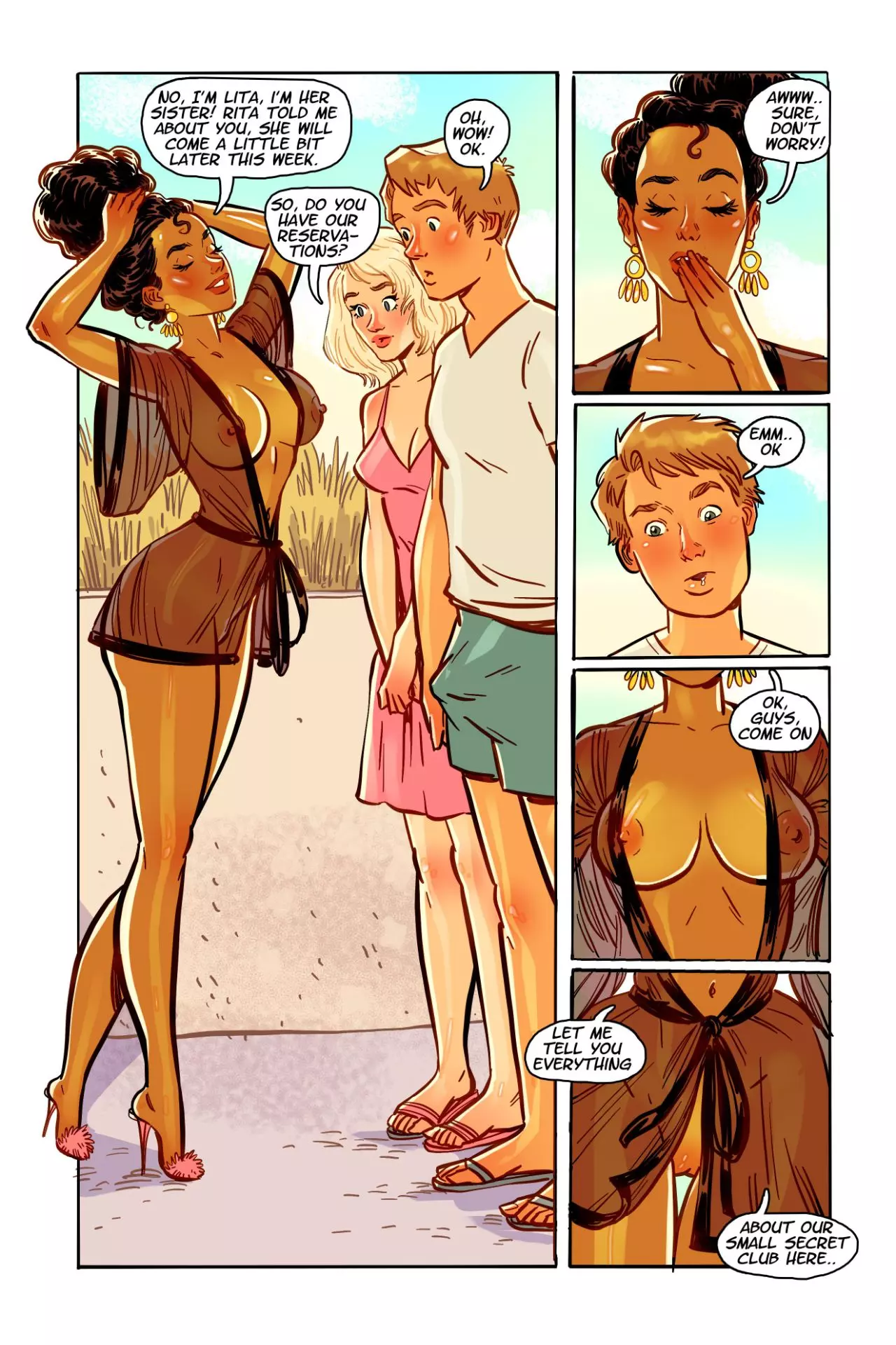 Swinging Island part 2 Porn Comic english 03 Porn Comic 