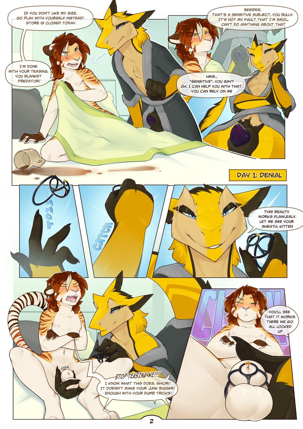 Furry Tiger Porn - Taming the Tiger Porn Comic english 03 - Porn Comic