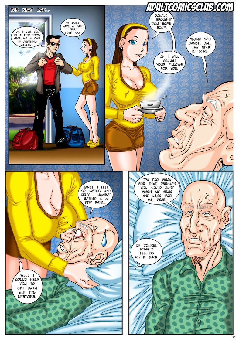 The Horny Stepfather Porn Comic english 02