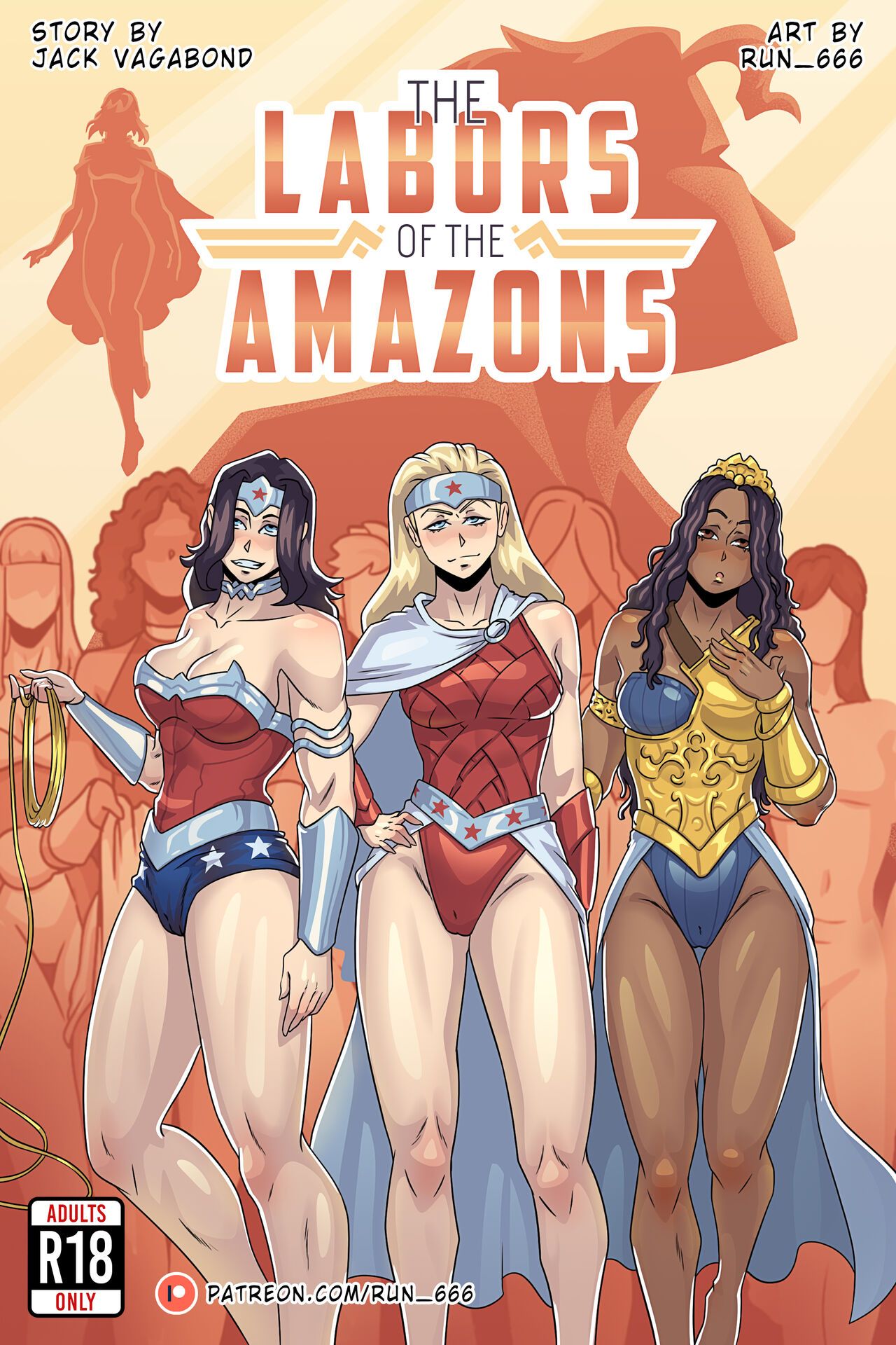 The Labors of the Amazons Porn Comic english 01