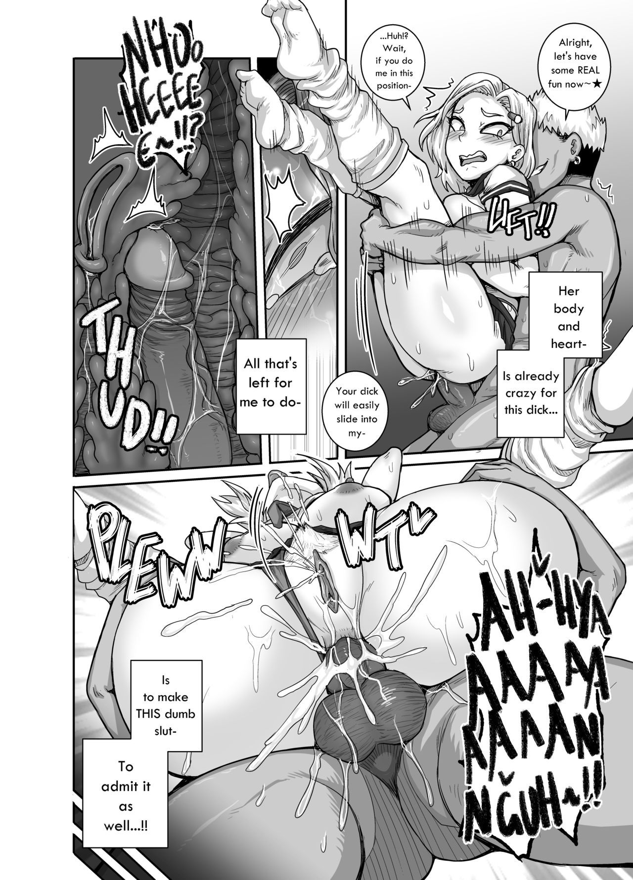 The Lady Android who Lost to Lust Porn Comic english 21