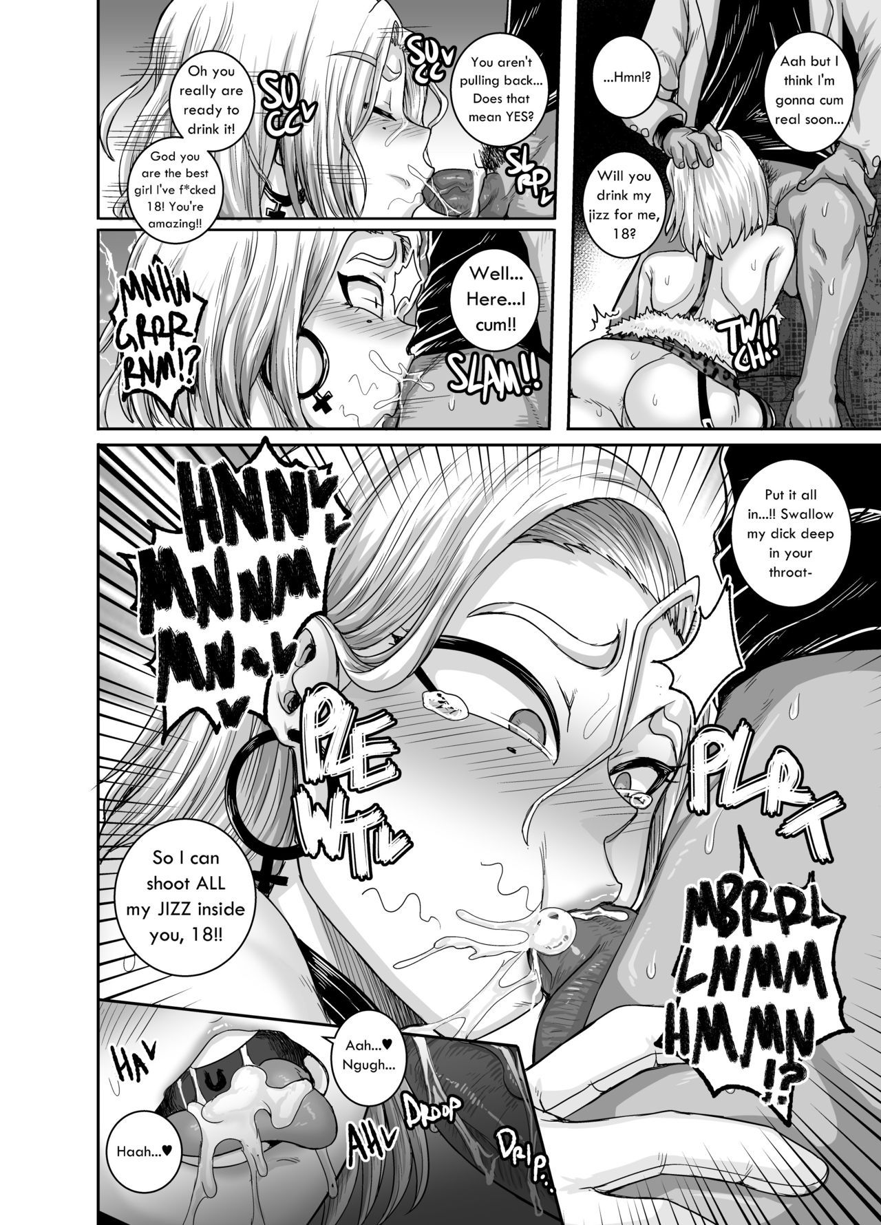 The Lady Android who Lost to Lust Porn Comic english 25