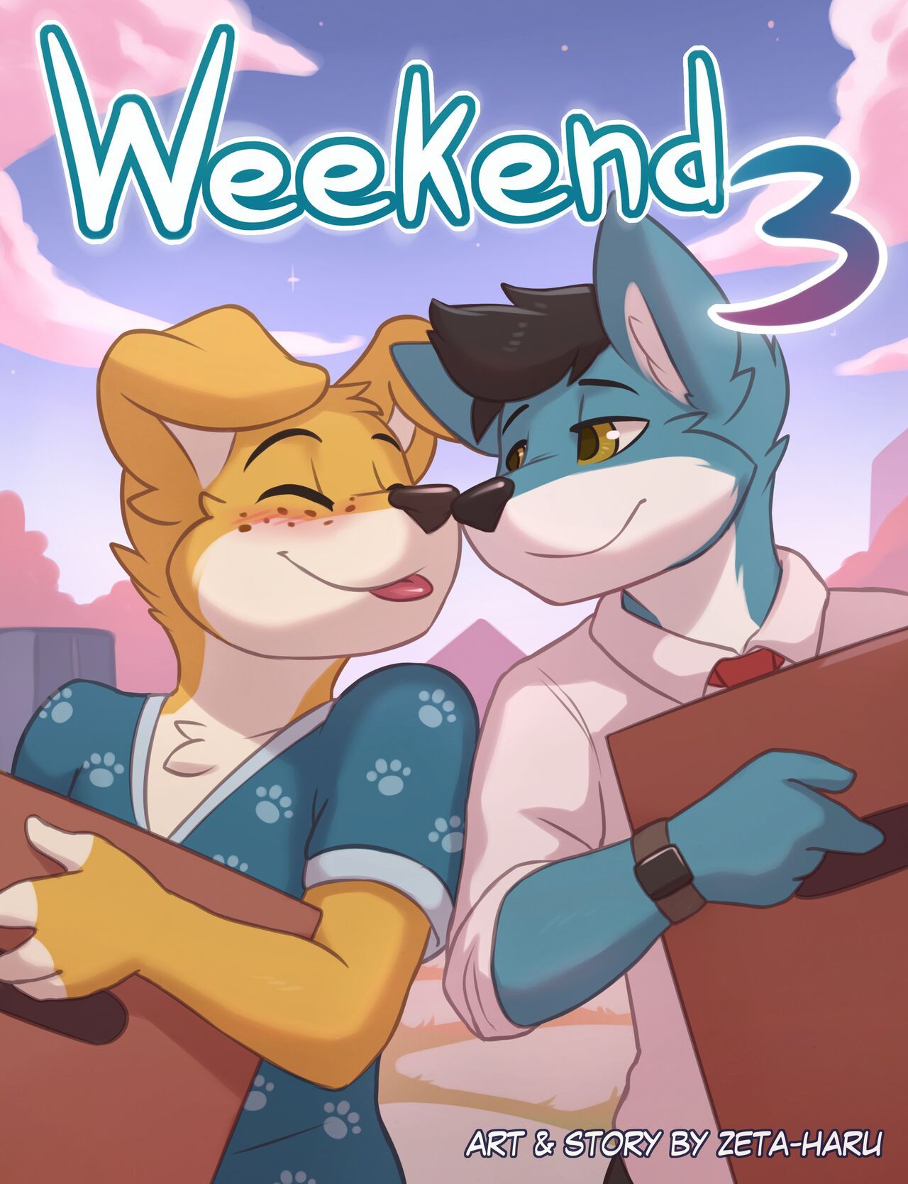 Weekend 3 × Extras Porn Comic english 01