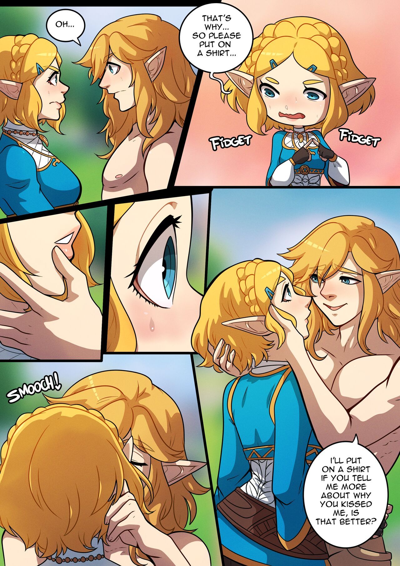 A Night with Zelda Porn Comic english 06