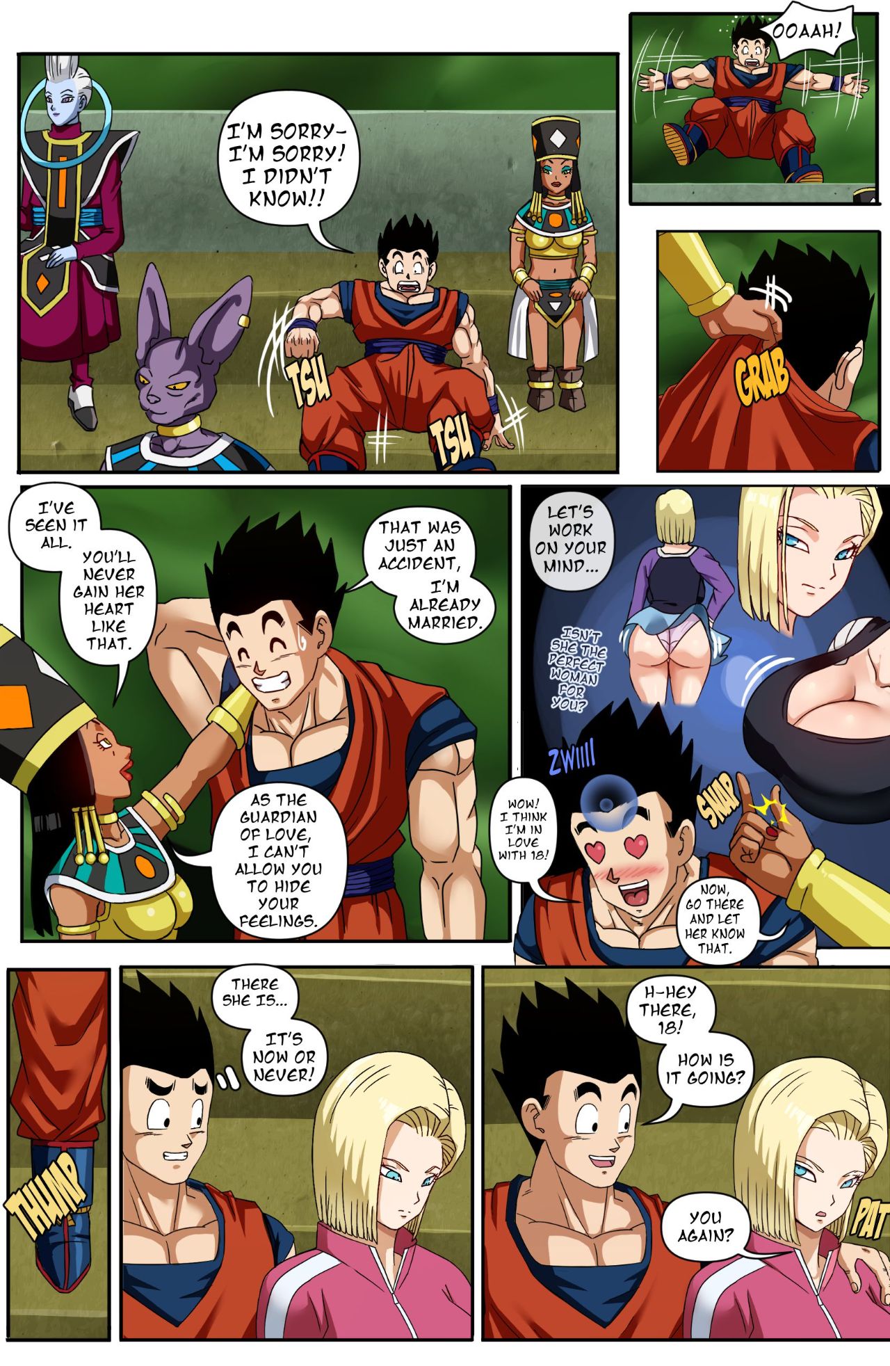 Android 18 And Gohan Part 2 Porn Comic english 04