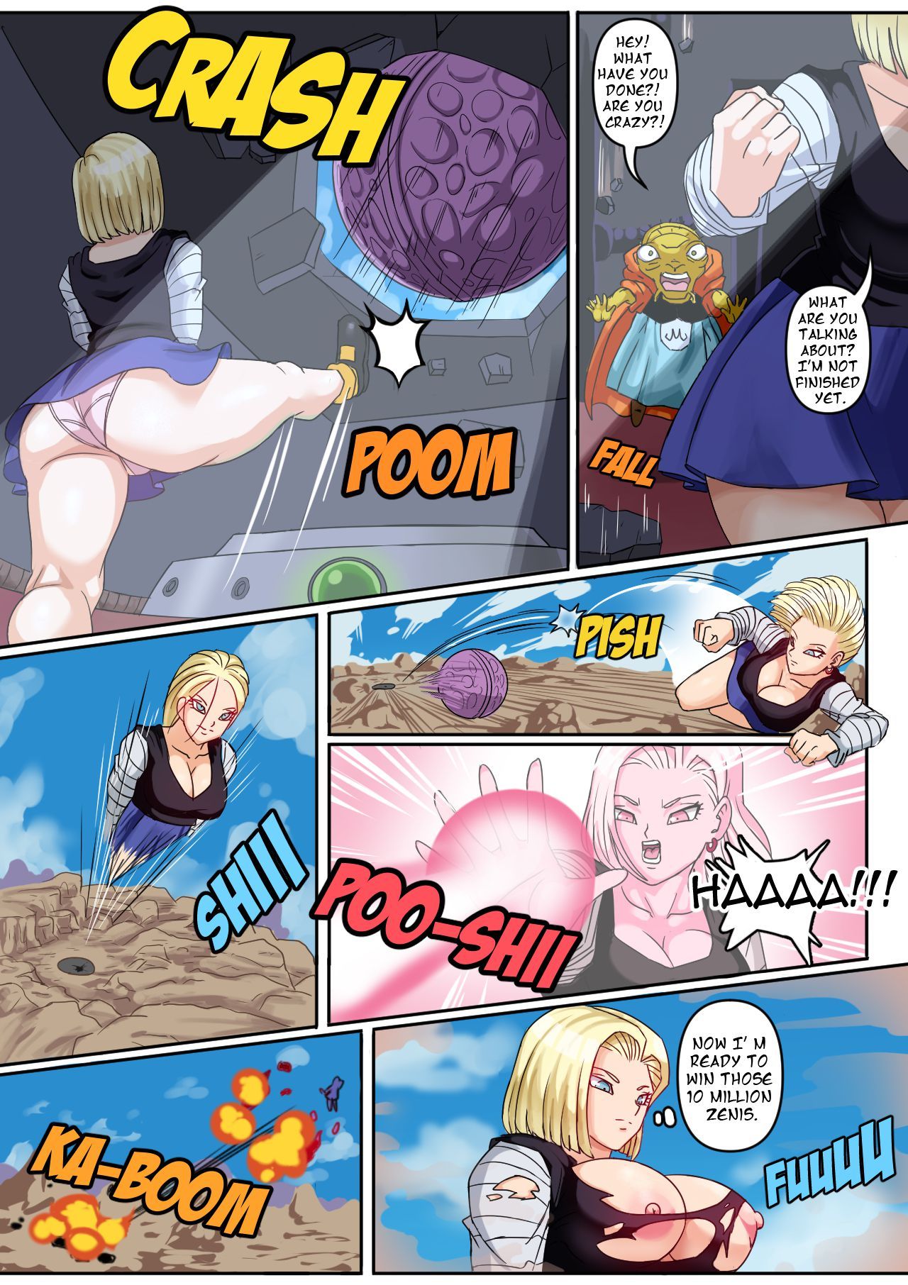 Android 18 And Gohan Porn Comic english 28