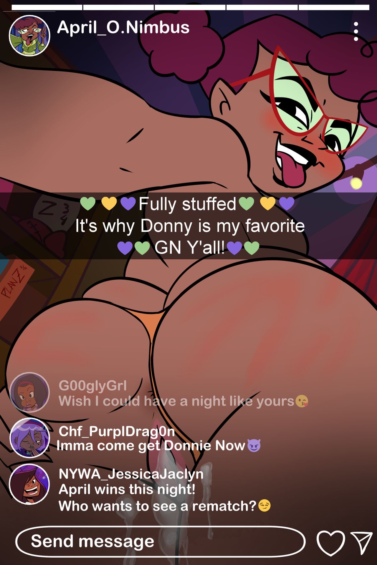 April x Donnie Porn Comic english 05