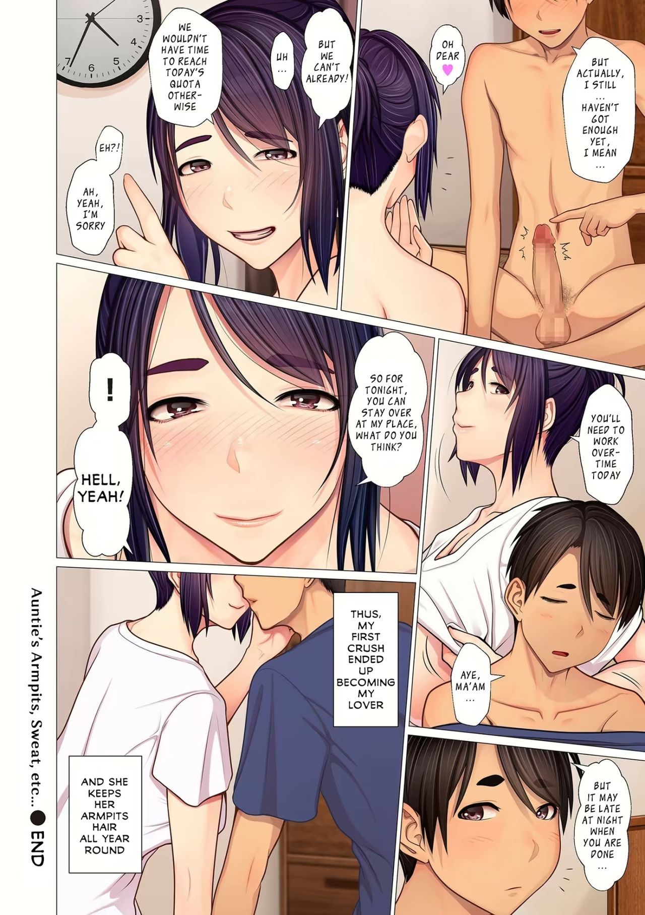 Auntie’s Armpits, Sweat, Etc…  Porn Comic english 24