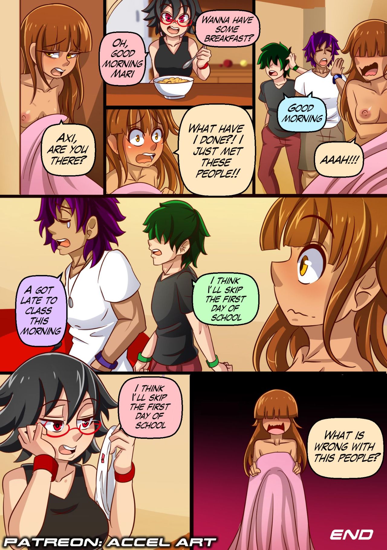 Axi Stories Part 1 - The Exchange Student Porn Comic english 15