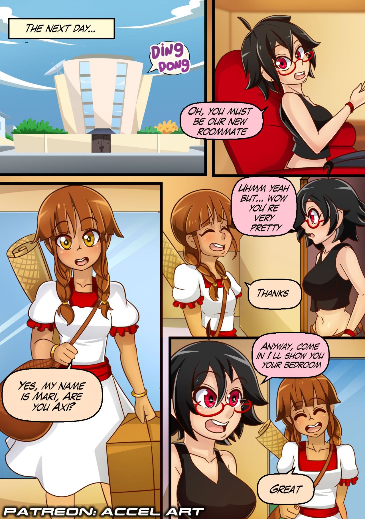 Axi Stories Part 1 - The Exchange Student Porn Comic english 20
