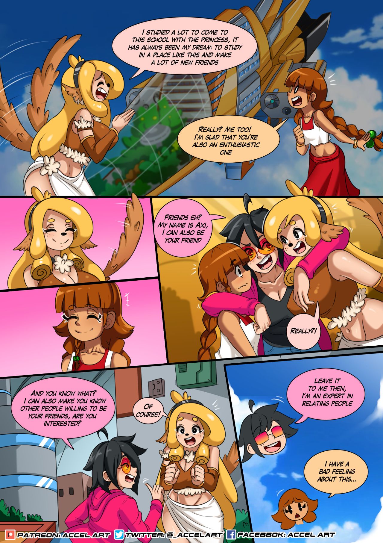 Axi Stories Part 3 - The Sexstream Porn Comic english 13