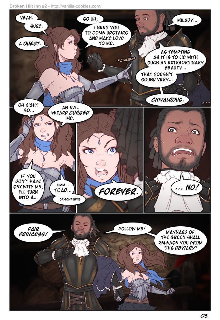 Broken Hilt Inn Part 2 Porn Comic english 09