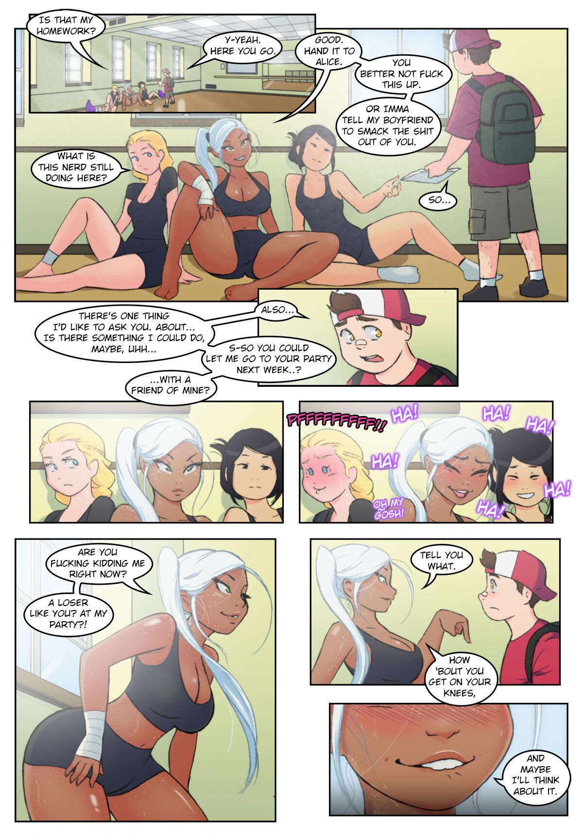 Harem comic porn