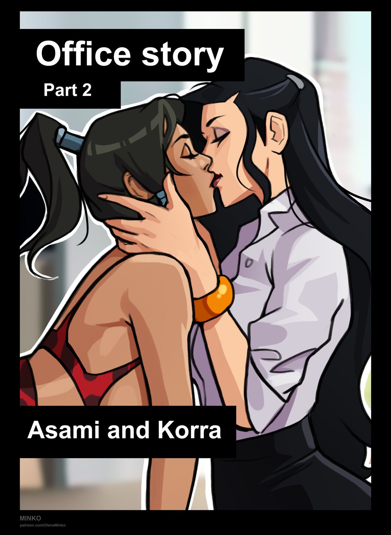  Korra and Asami: Office Story Porn Comic english 09