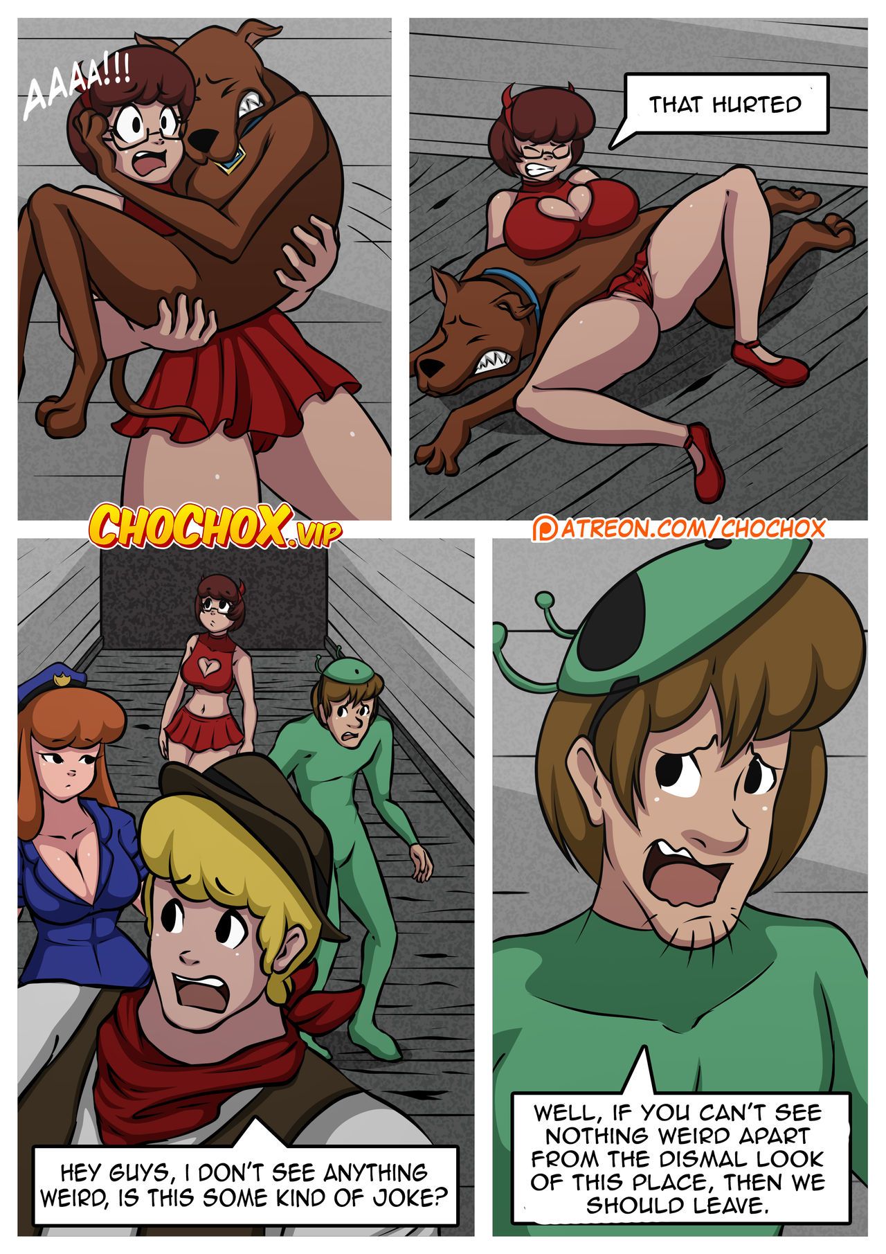Scooby-Doo! - The Halloween Night Porn Comic english 10