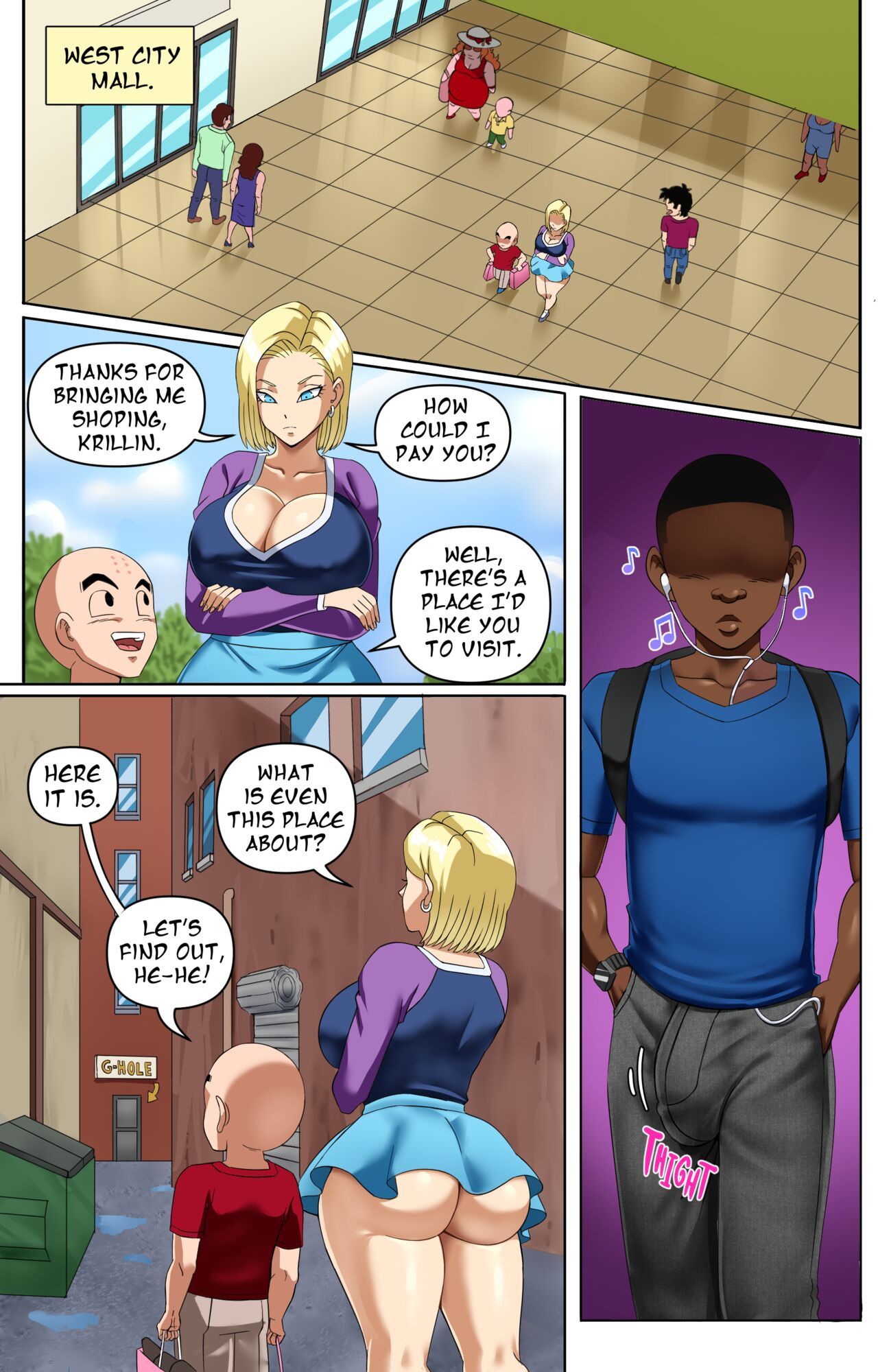 Android 18 NTR Part 4 Porn Comic english 01