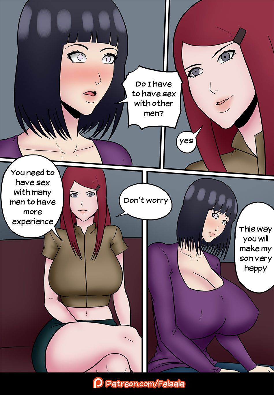 Kushina Helps Hinata Porn Comic english 02